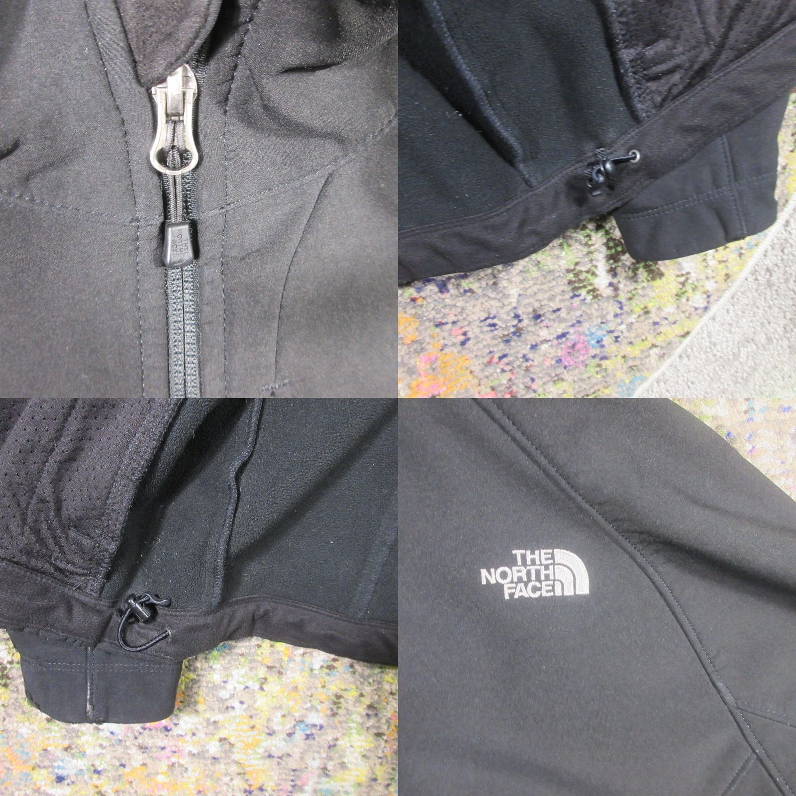 The North Face The North Face Jacket Women L Black Softshell Full Zip Pockets Water Resistant Wind-Resistant Logo Zipper Mid-Length Casual Fall Spring Winter Regular Size L / US 10 / IT 46 - 8 Thumbnail