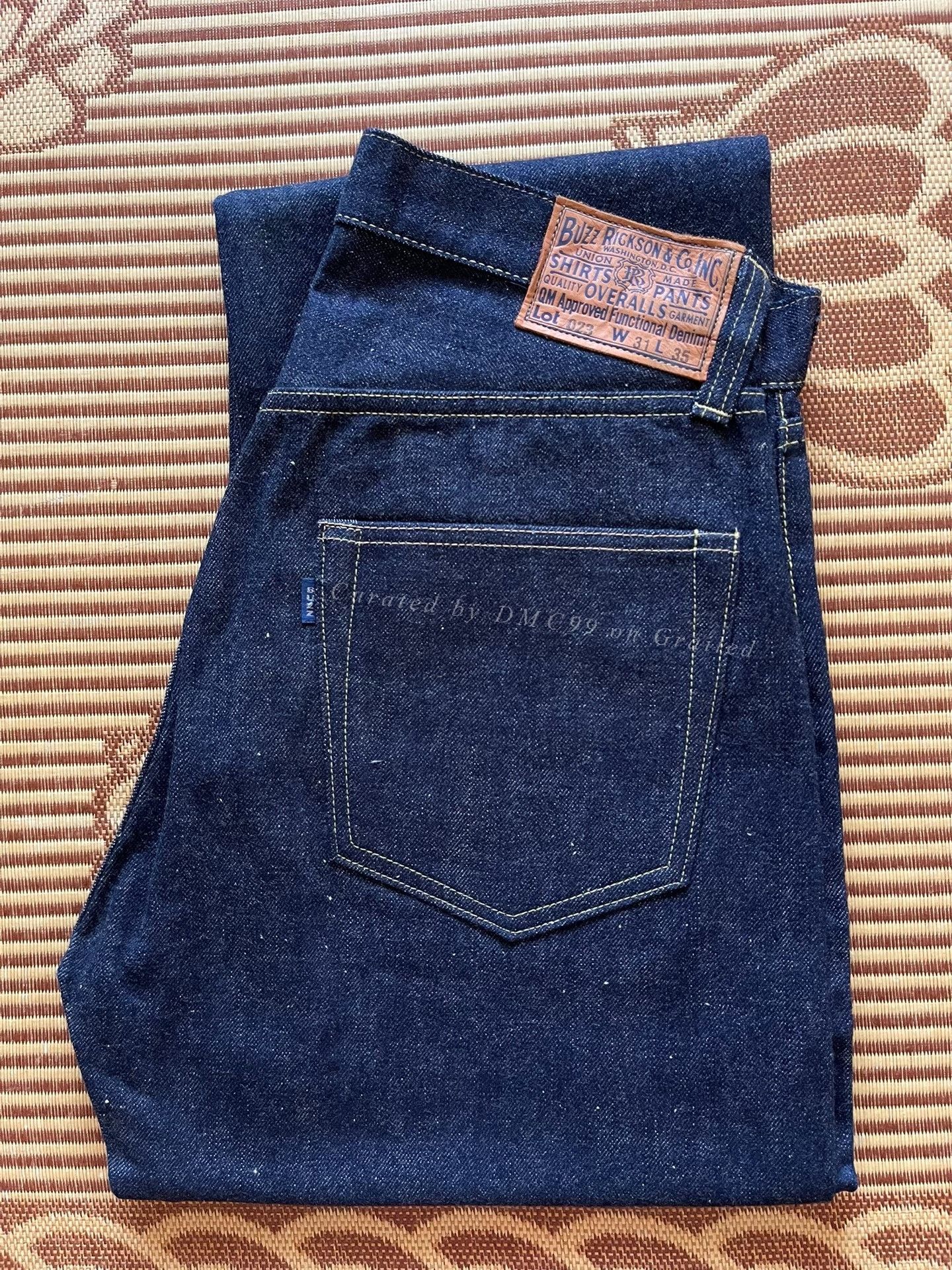Buzz Rickson's Buzz Rickson M43023 W31L35 Jeans Size US 31 - 1 Thumbnail