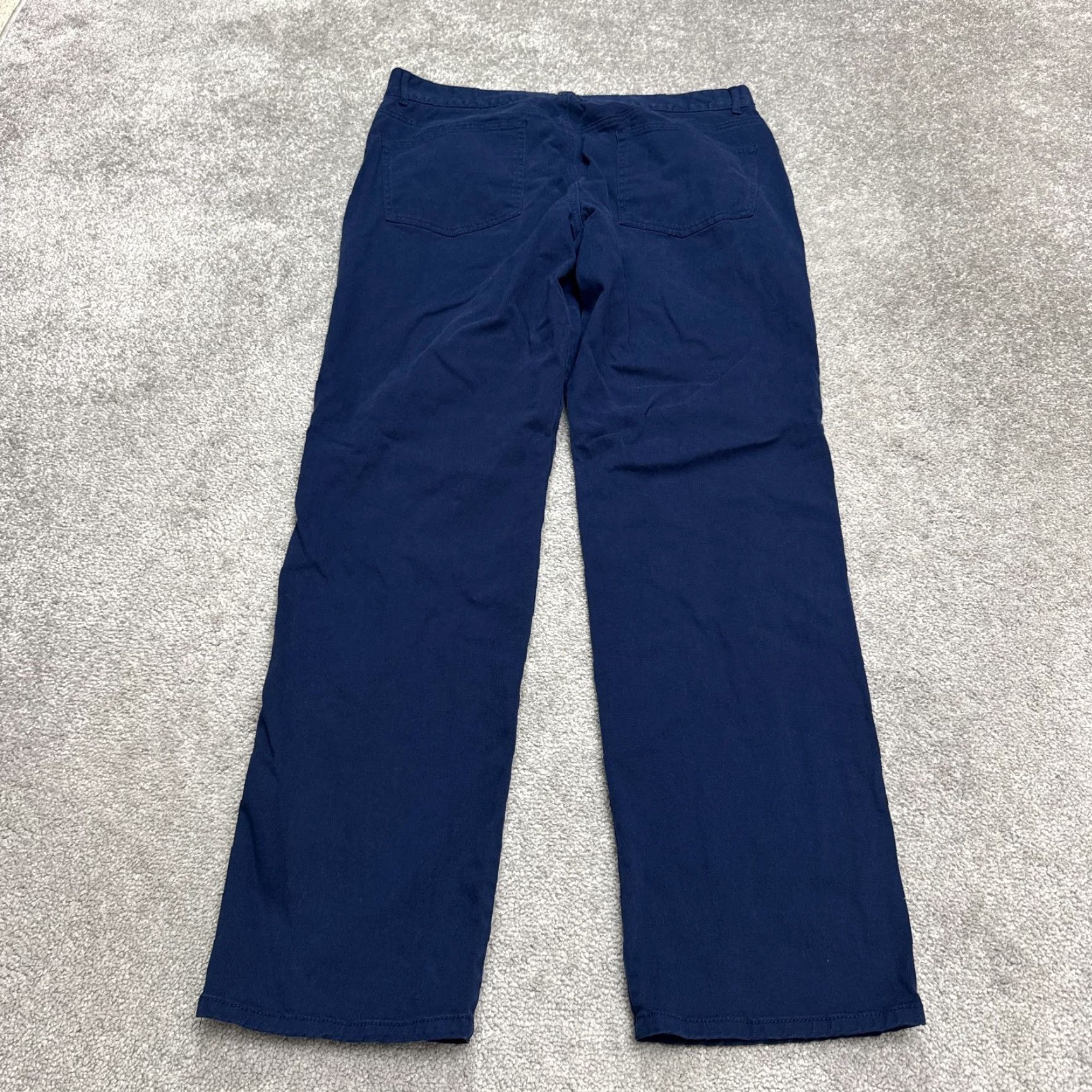 johnnie-O johnnie-O Chino Pants Mens 36x34 Blue Straight Pants Cotton Size US 36 / EU 52 - 2 Thumbnail