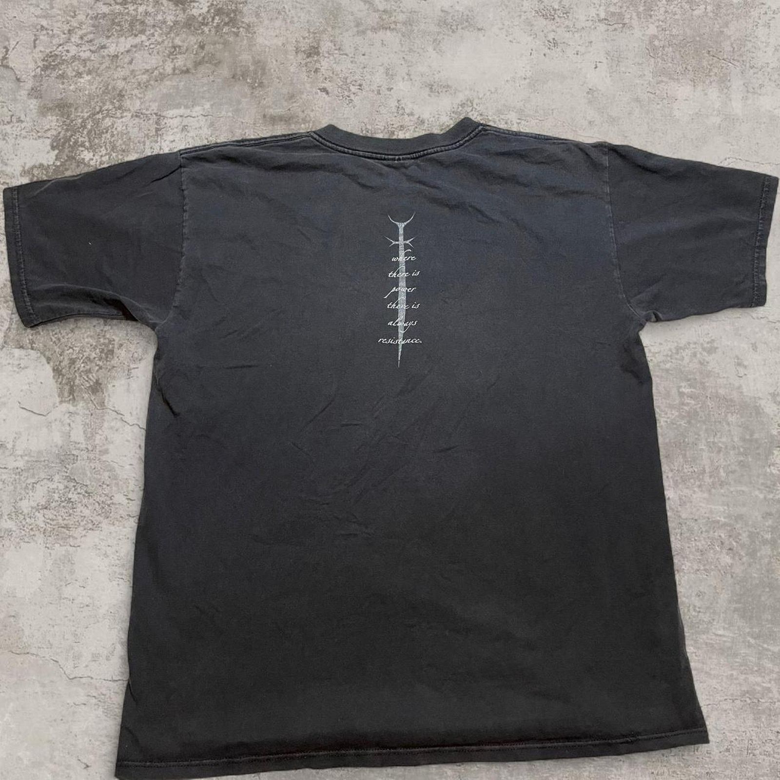 Gildan 90s Black Malefaction band tee size L on Gildan tag Size US L / EU 52-54 / 3 - 3 Thumbnail
