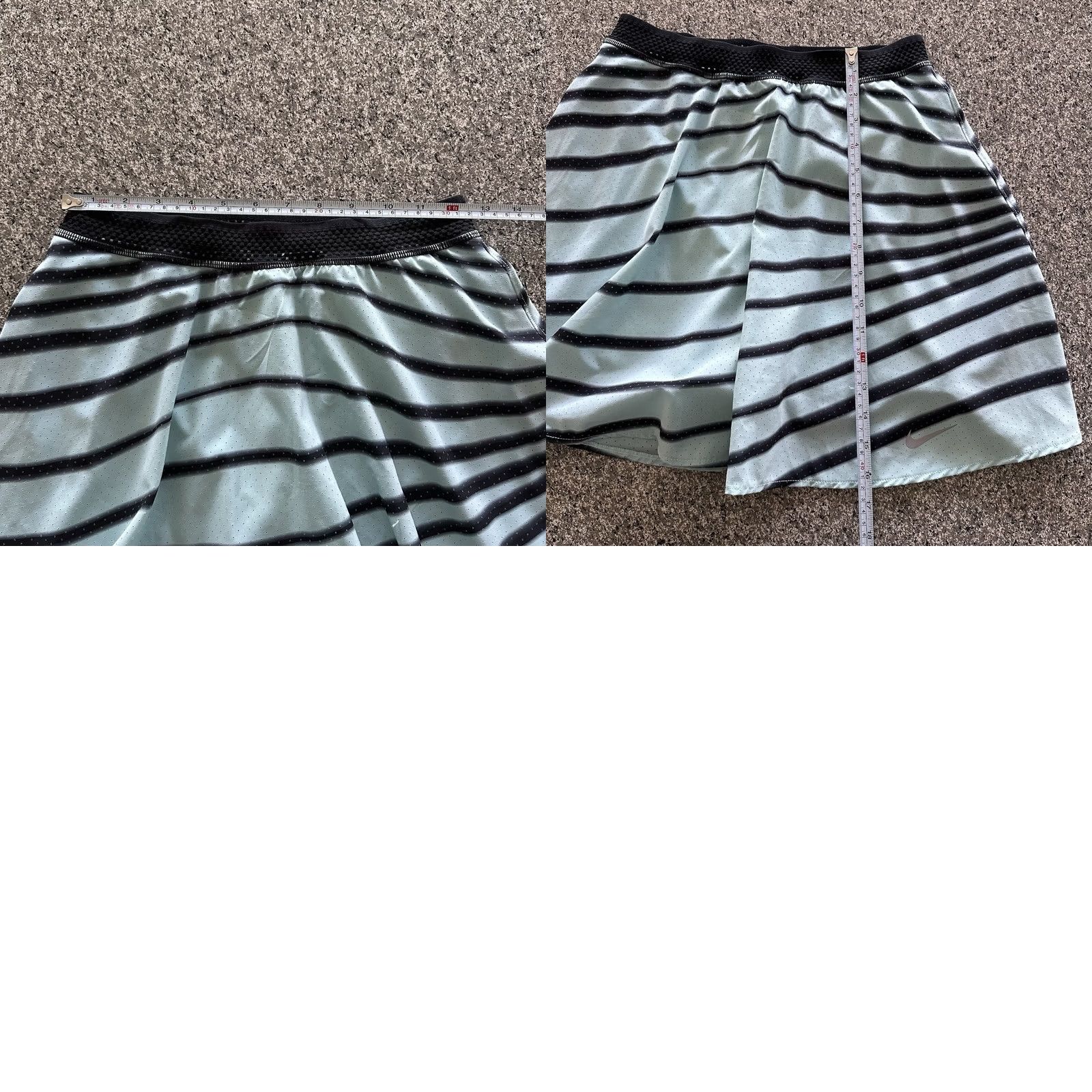 Nike Nike Tennis Skirt Womens M Maria Sharapova Premier Dri Fit Pickleball Skort 16” Blue Striped Athletic Golf Tennis Skort Womens M Nike Size 32" / US 10 / IT 46 - 8 Thumbnail