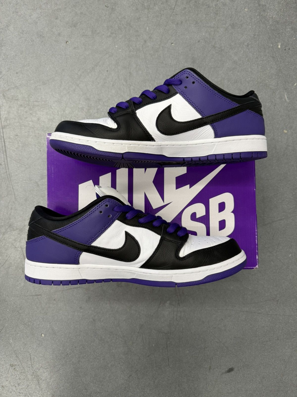 Nike 2024 Nike Dunk SB Dunk Low Court Purple Size US 13 / EU 46 - 2 Thumbnail
