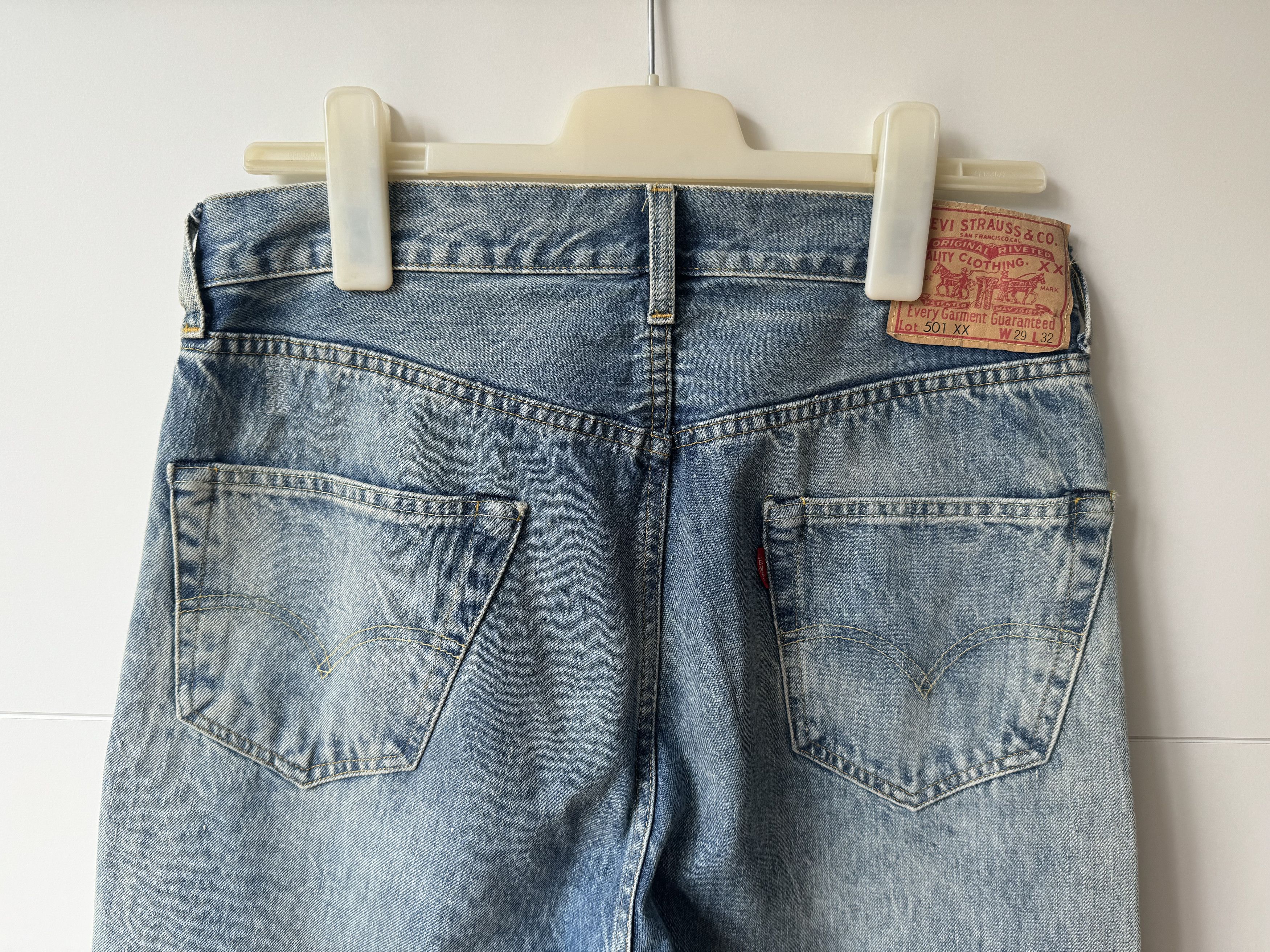 Levi's Vintage Clothing [W29/L32] 1955 501 Jean (Olive You Rock) Size US 30 / EU 46 - 7 Thumbnail