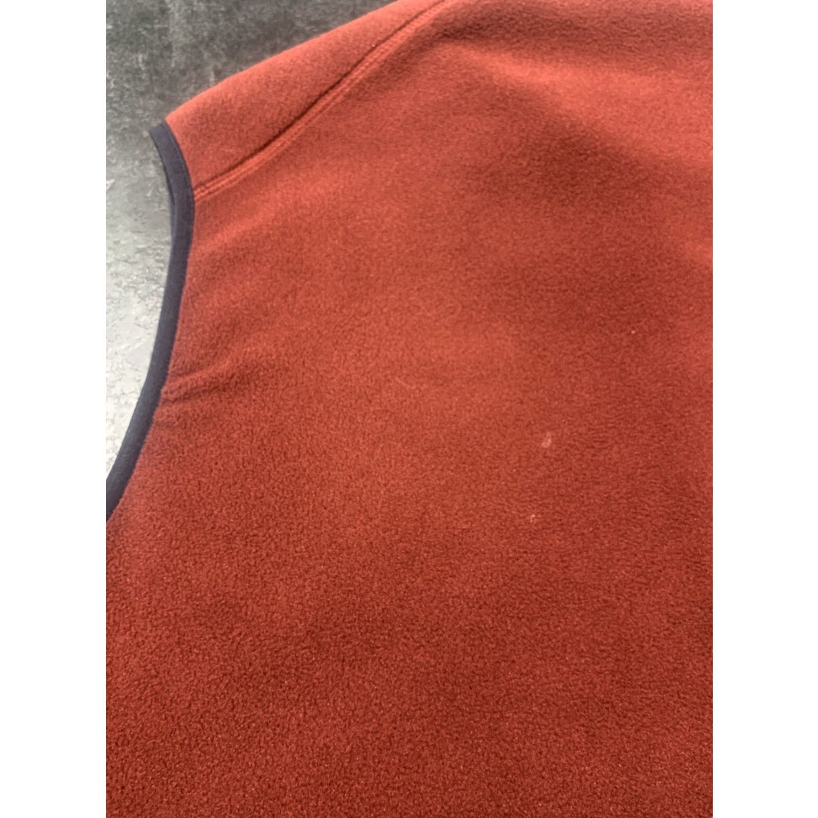Vineyard Vines VINEYARD VINES Men's Vest Full Zip Fleece Burgundy Red Mid-Length Outdoor Casual Fall Winter M Size US M / EU 48-50 / 2 - 7 Thumbnail