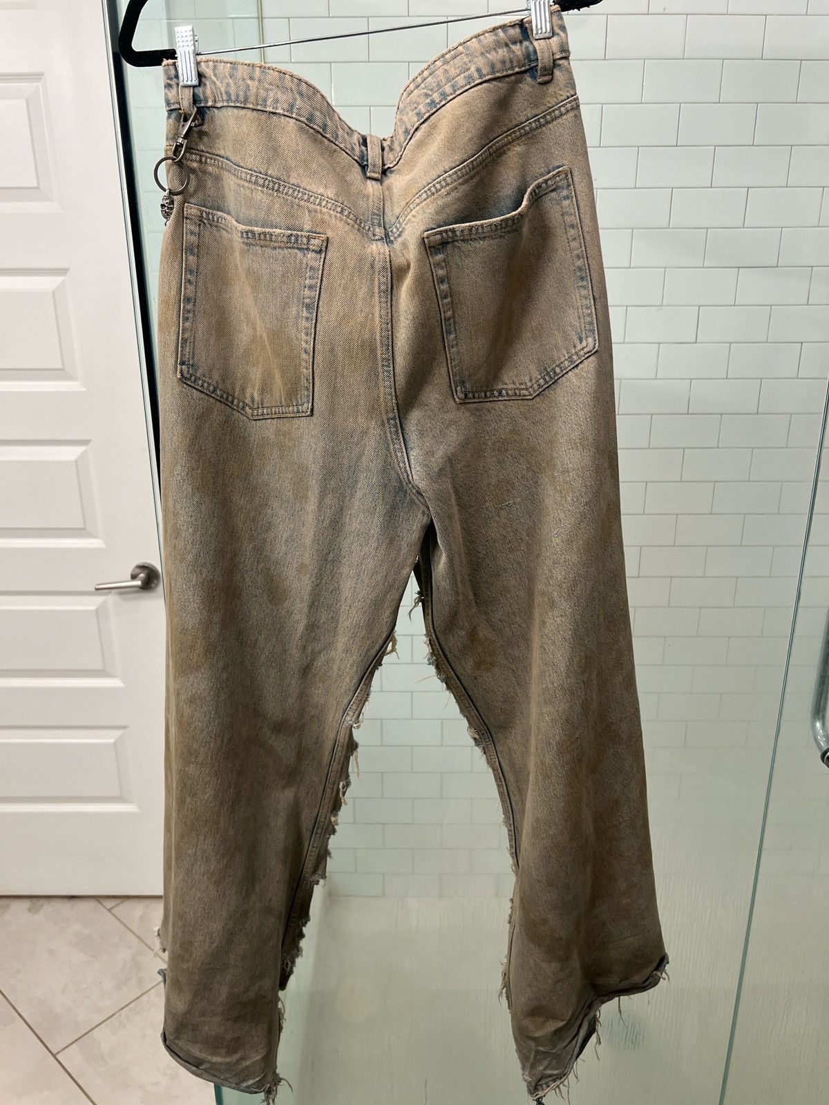 Other 1/1 DIRE NEED STUDIO OIL RIP DENIM Size US 32 / EU 48 - 5 Thumbnail