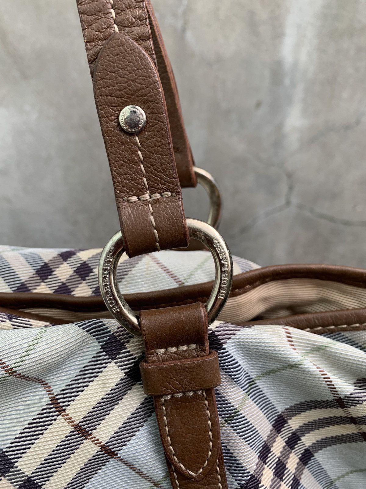 Burberry Nova Plaid Shoulder Bag Size ONE SIZE - 8 Thumbnail