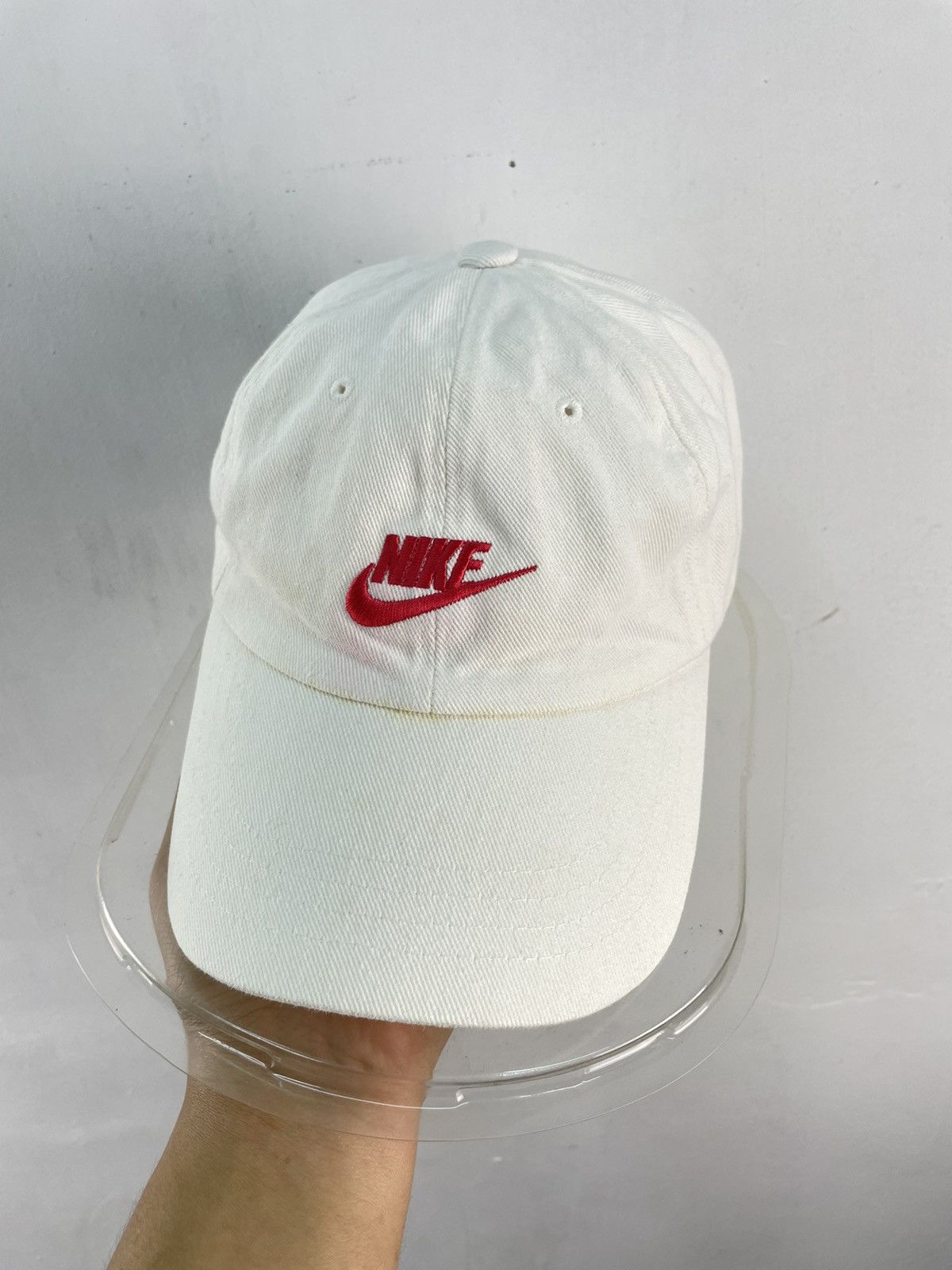 Nike × Vintage Vintage Nike Swoosh Baseball Cap One Size Size ONE SIZE - 1 Thumbnail