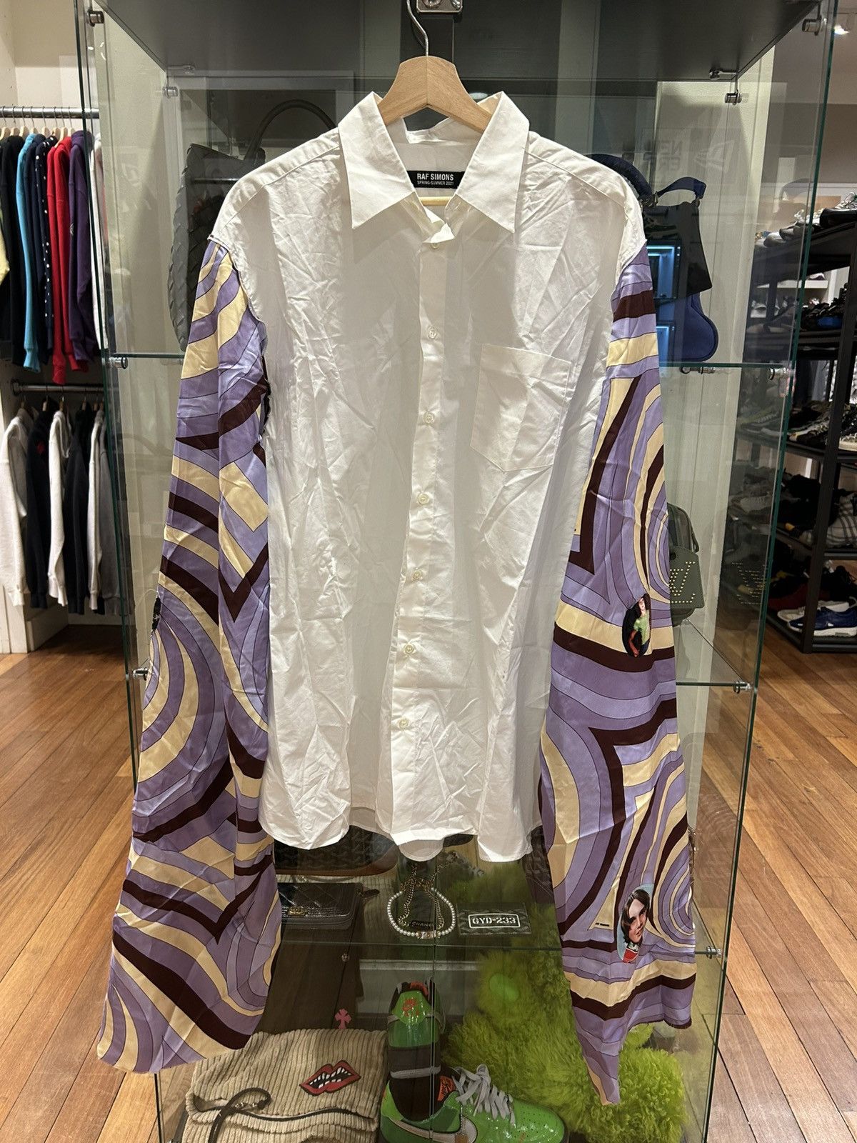 Raf Simons Raf Simons Silk Extended Sleeve Shirt Size US M / EU 48-50 / 2 - 1 Thumbnail
