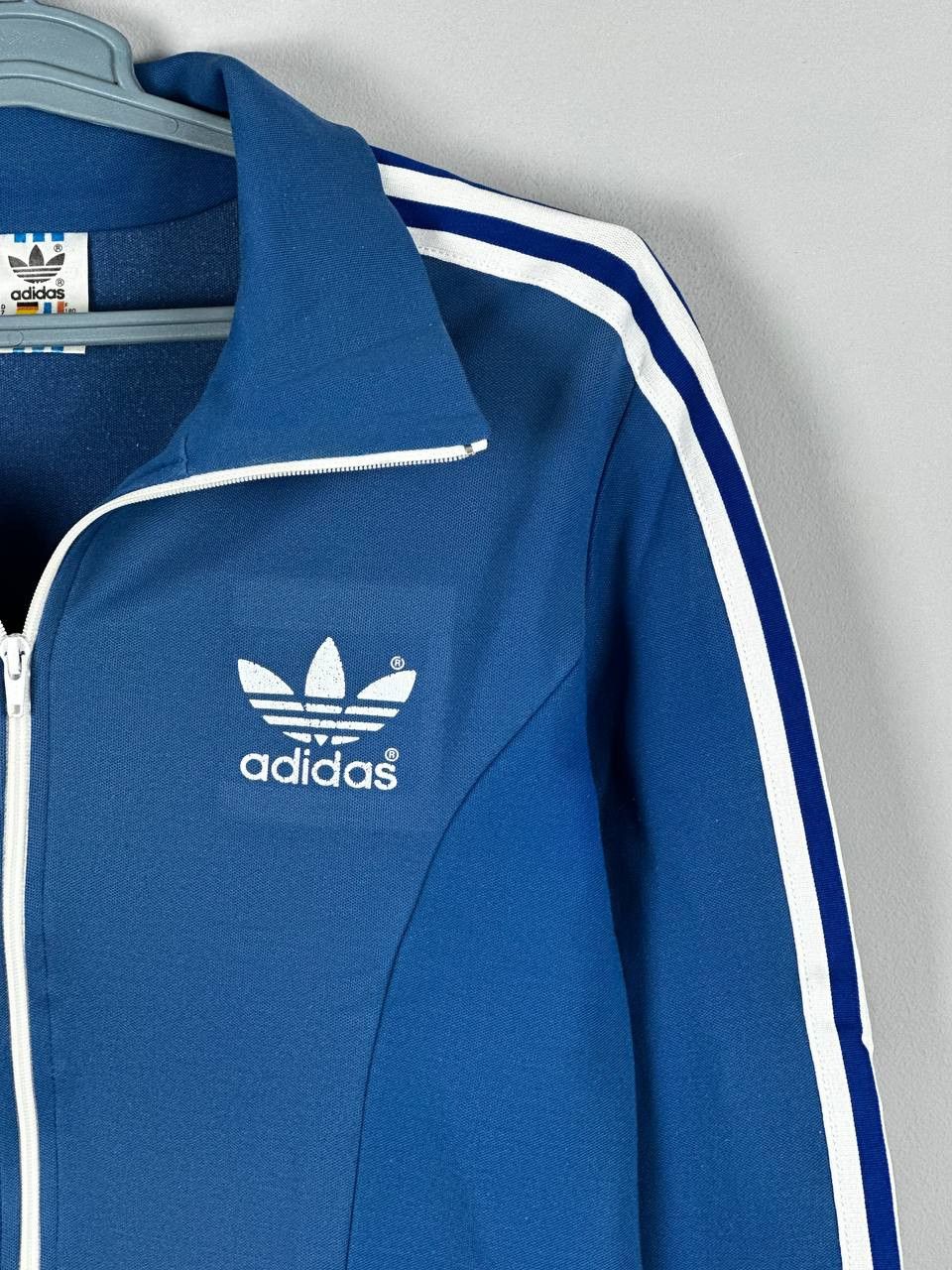 Adidas Vintage 90s Adidas Track Jacket Blue Retro Mens Size US M / EU 48-50 / 2 - 4 Thumbnail