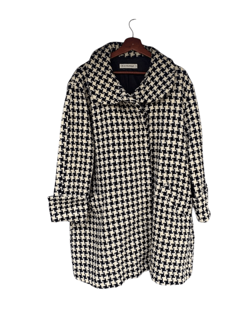 Montagut Vintage Oliver Montagut Houndstooth Wool Jacket Size US M / EU 48-50 / 2 - 1 Thumbnail