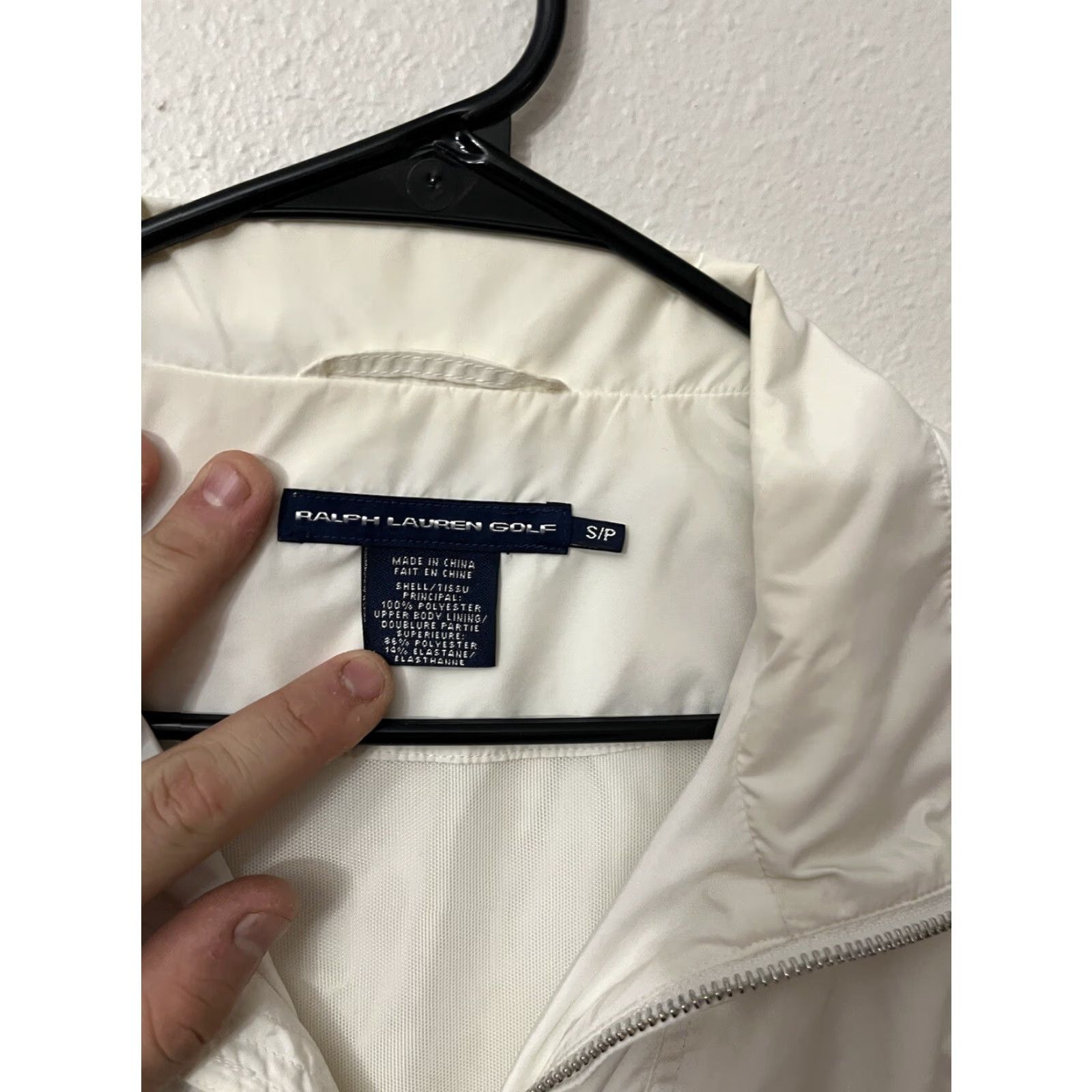 Ralph Lauren RALPH LAUREN Women's Golf Jacket Size Small White Lightweight Full Zip Long Sleeve Size S / US 4 / IT 40 - 2 Thumbnail