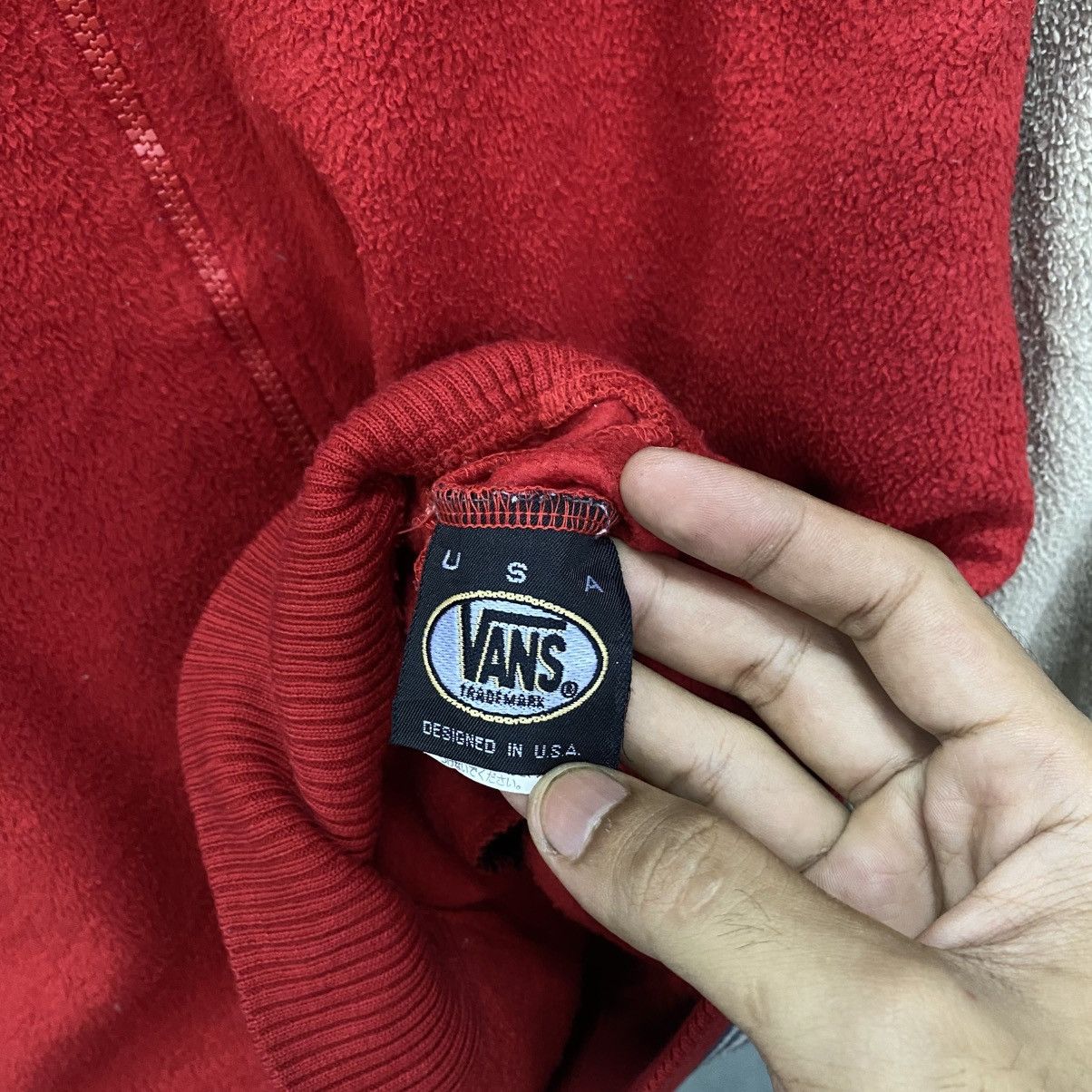 Vans ‼️LAST DROP‼️90’s Vans USA Varsity Jacket Vintage Zip Up Size US M / EU 48-50 / 2 - 18 Thumbnail