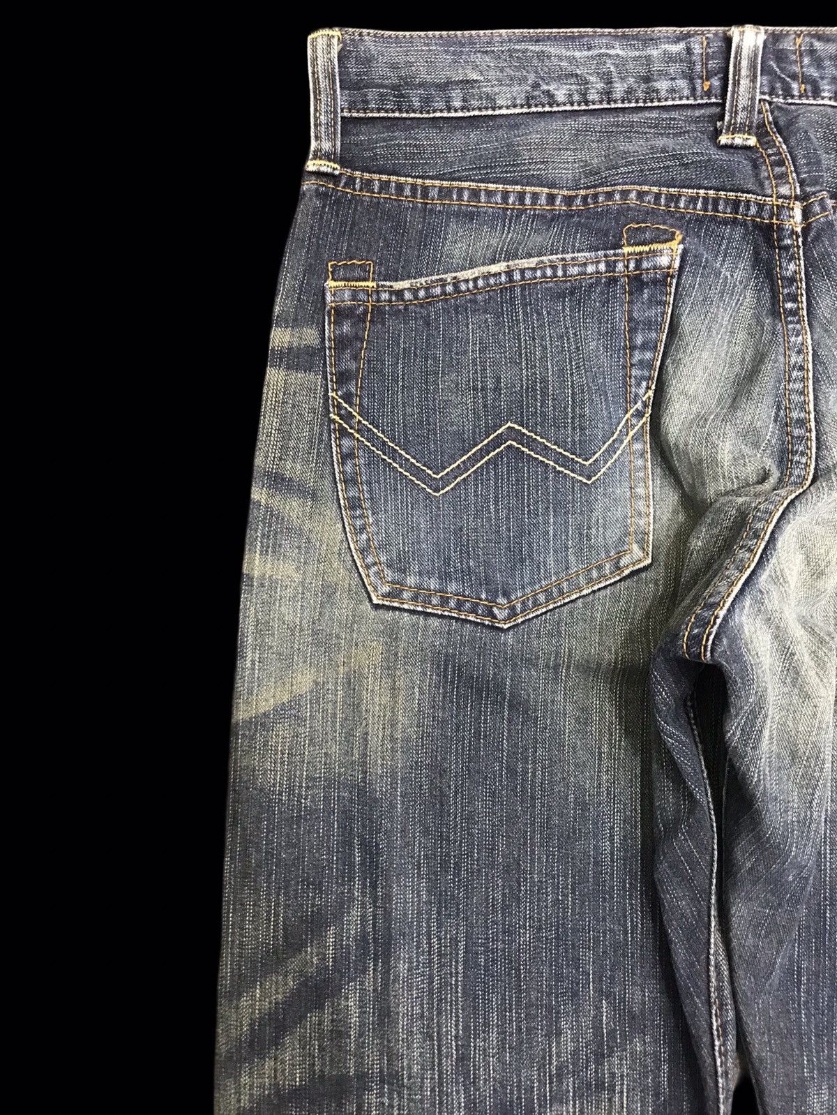 Edwin 💥90s Style💥EDWIN 403XV INSANE FADES MUDWASH REG DENIM F412 Size US 32 / EU 48 - 13 Thumbnail