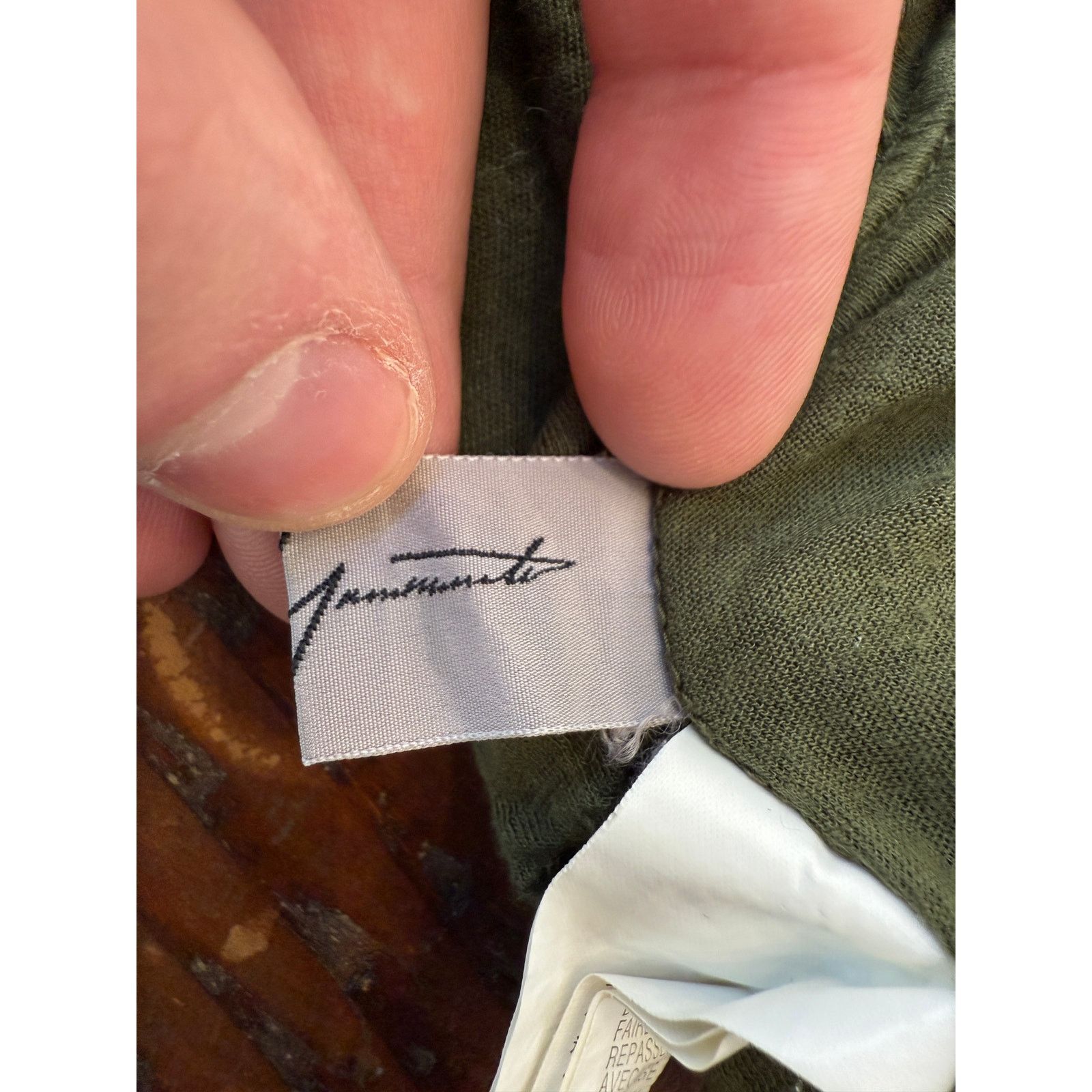 Yohji Yamamoto Vintage Yohji Yamamoto Distressed Long Sleeve Tee Size M / US 6-8 / IT 42-44 - 4 Thumbnail