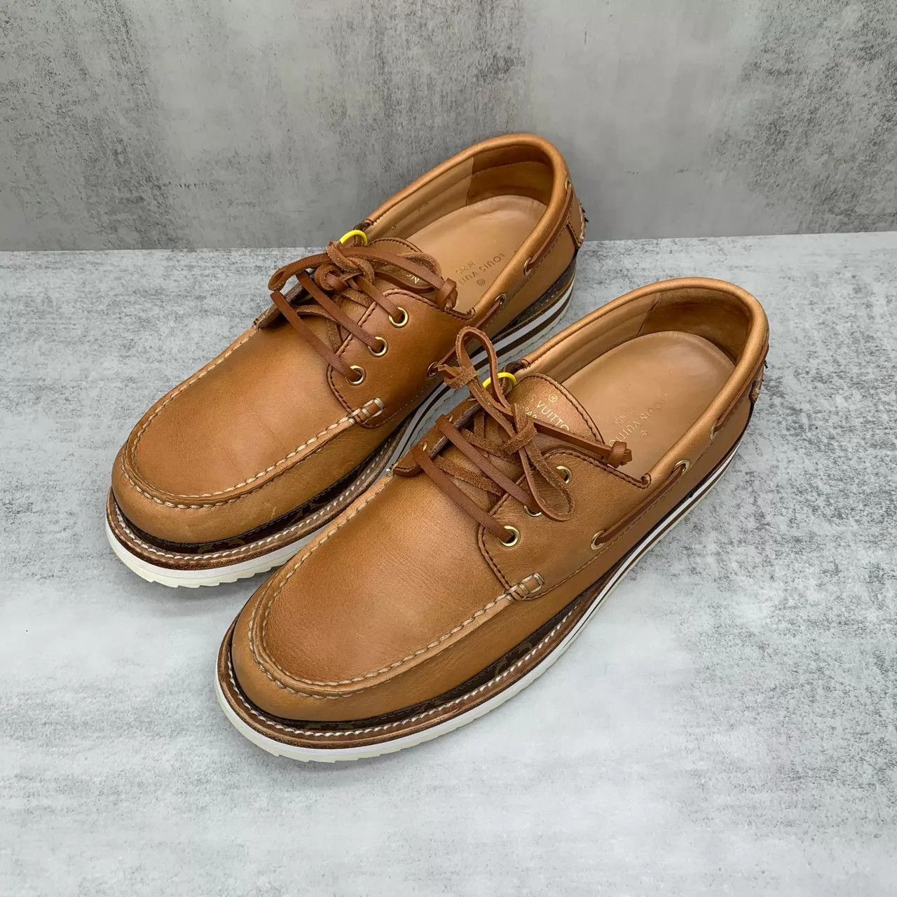 Louis Vuitton LV Brown Slip-On Loafer 42 98 New Size US 9 / EU 42 - 1 Thumbnail