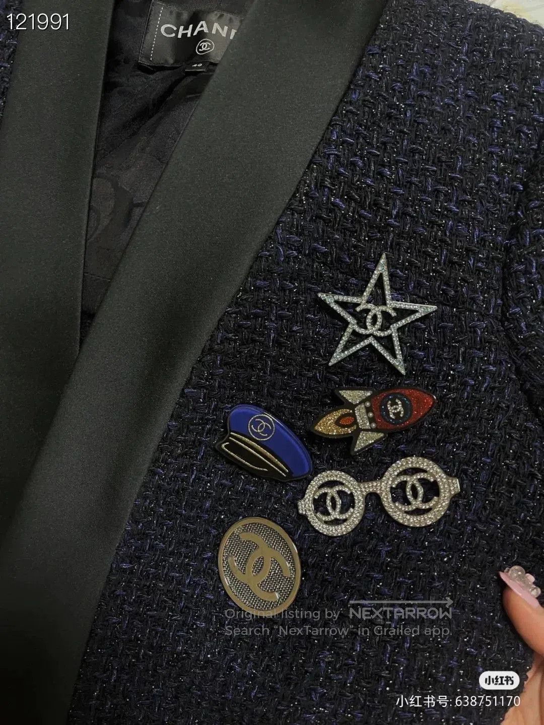 Chanel Chanel Captain Brooch 100732v521. Size ONE SIZE - 5 Thumbnail
