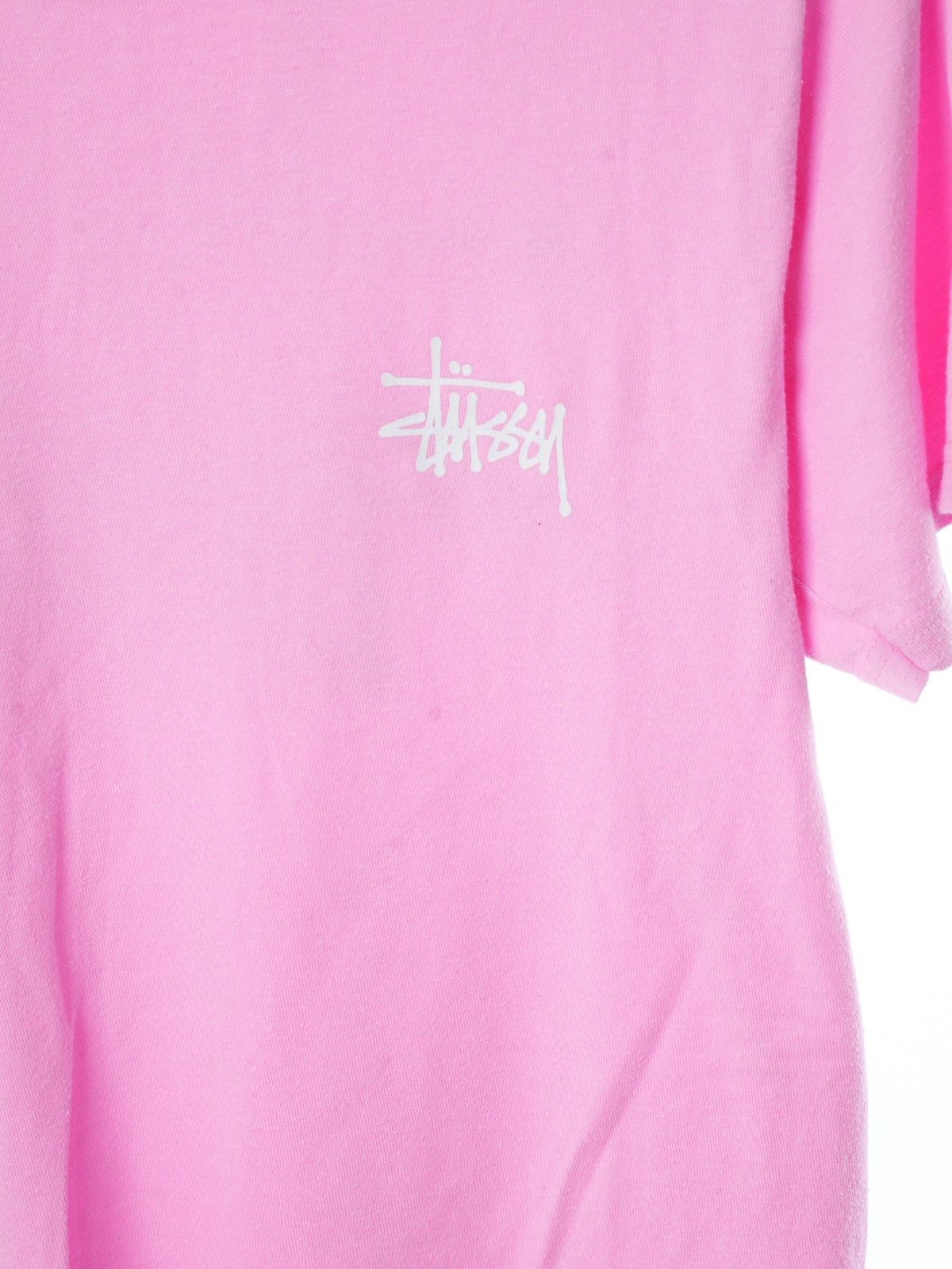 Stussy Vintage Stussy Big Logo tee pink size L Size US S / EU 44-46 / 1 - 6 Thumbnail