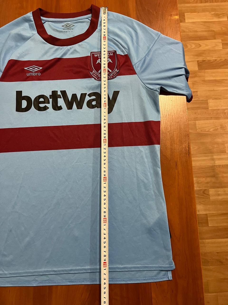 Umbro 2020/21 WEST HAM UNITED AWAY SOCCER JERSEY FOOTBALL SHIRT L Size US L / EU 52-54 / 3 - 13 Thumbnail