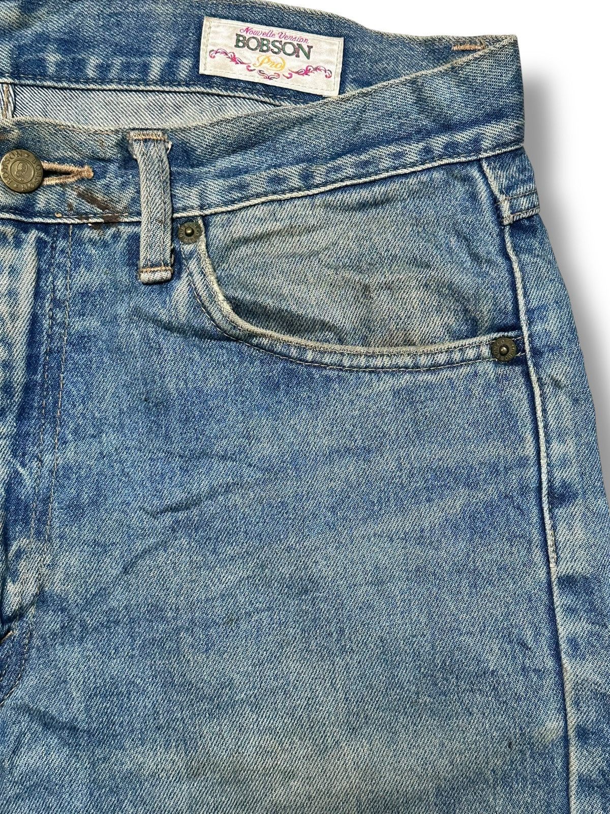 Japanese Brand Bobson Vintage Baggy Loose Style With Faded and Mudwash Size US 32 / EU 48 - 6 Thumbnail
