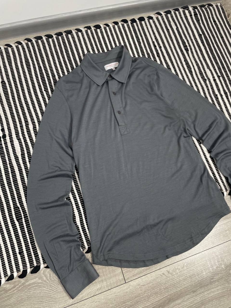 Orlebar Brown Orlebar Brown Long Sleeve Polo Rugby Shirt Y2K Size US L / EU 52-54 / 3 - 2 Thumbnail