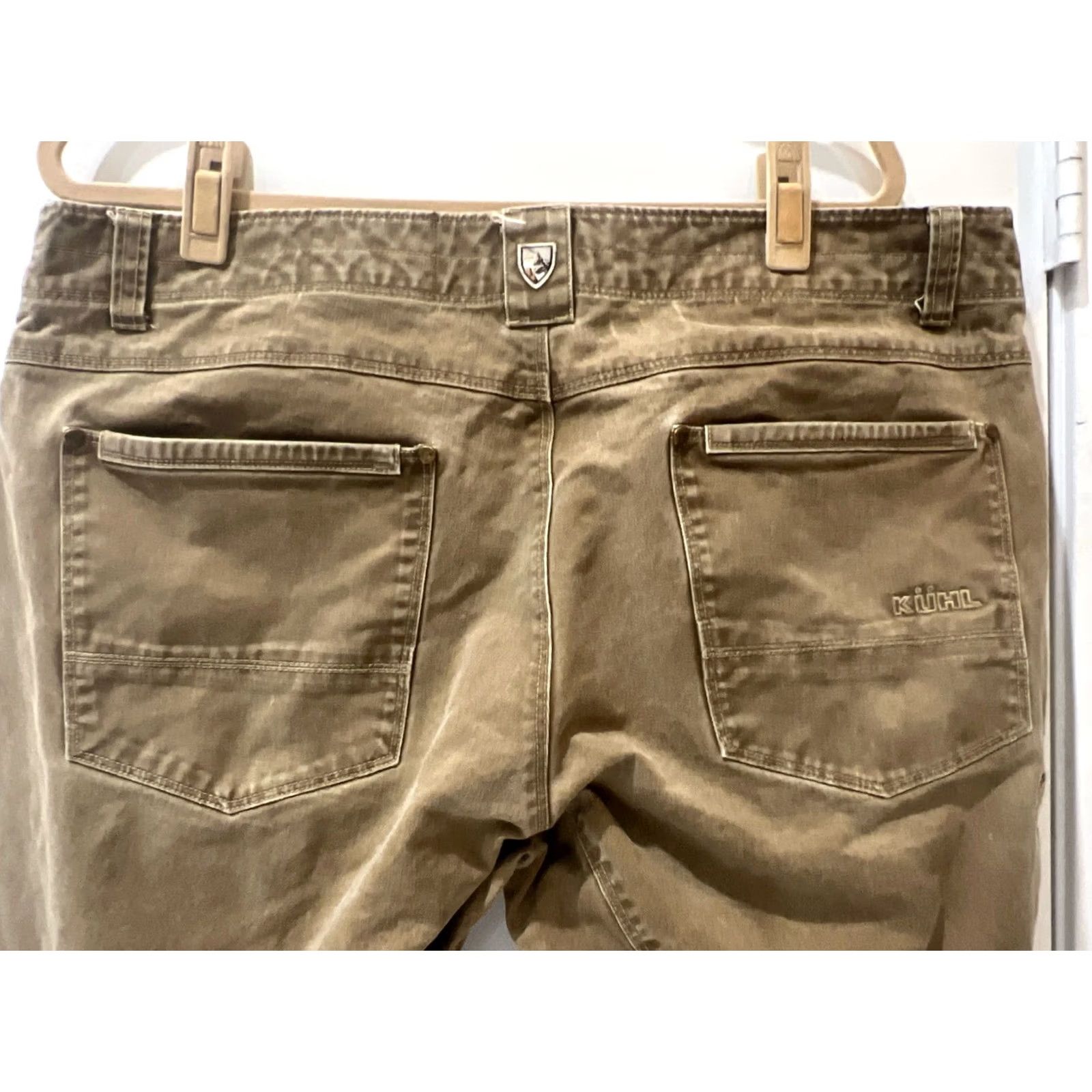 Vintage Kuhl Rydr Pants Mens 40x30 Brown Vintage Patina Dye Outdoor Workwear Straight Leg 5-Pocket Size US 40 / EU 56 - 3 Thumbnail