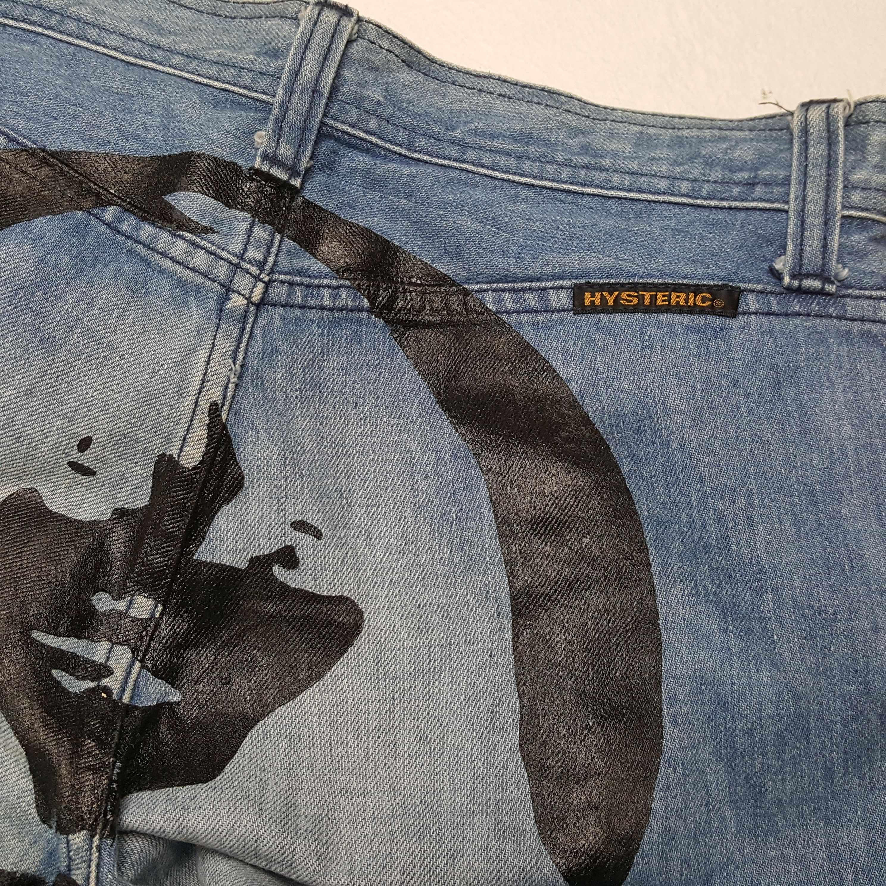 Hysteric Glamour × Japanese Brand × Vintage HYSTERIC GLAMOUR Bootcut Fashion Style Jeans Size 27" / US 4 / IT 40 - 14 Thumbnail