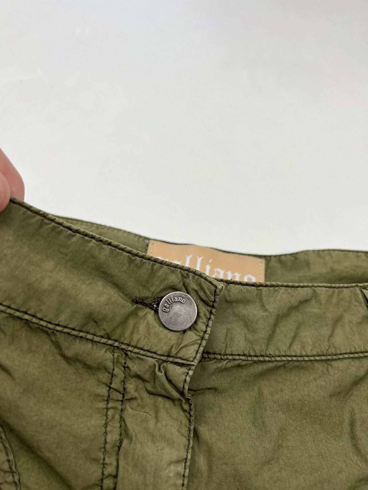 John Galliano Galliano Fighters Club Cargo Women’s Made in Italy Pants Size 27" / US 4 / IT 40 - 6 Thumbnail