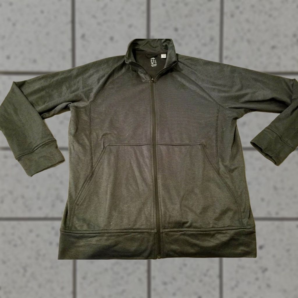 Adidas adidas Jacket XL Gray Athletic Gym Workout Mens Sportswear Regular Size XL Gray Athletic Jacket Size US XL / EU 56 / 4 - 1 Thumbnail