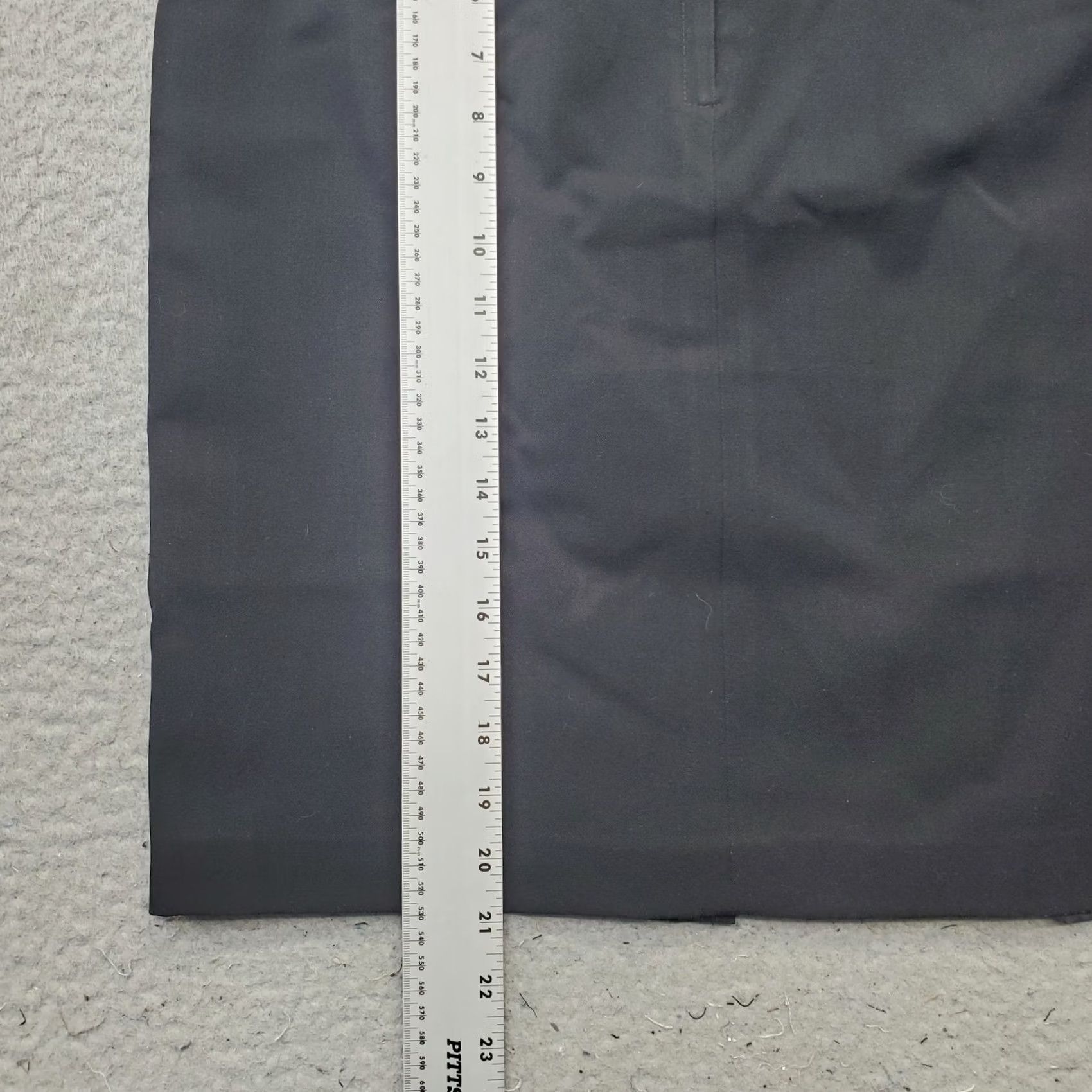 Vintage Axcess Skirt Womens Size 10 Black Stretch Lined Pencil Straight Short Vintage: No (Pre-owned) Womens Size 32" / US 10 / IT 46 - 3 Thumbnail