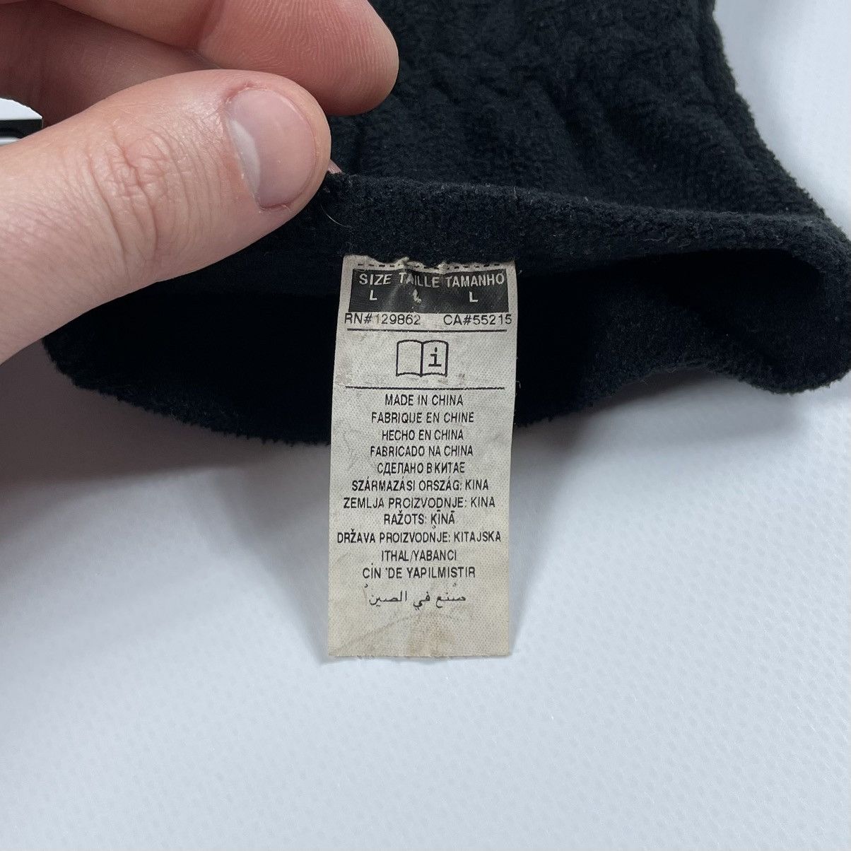 Nike × Vintage Vintage Y2K Nike Fleece Gloves Size L Size ONE SIZE - 8 Thumbnail