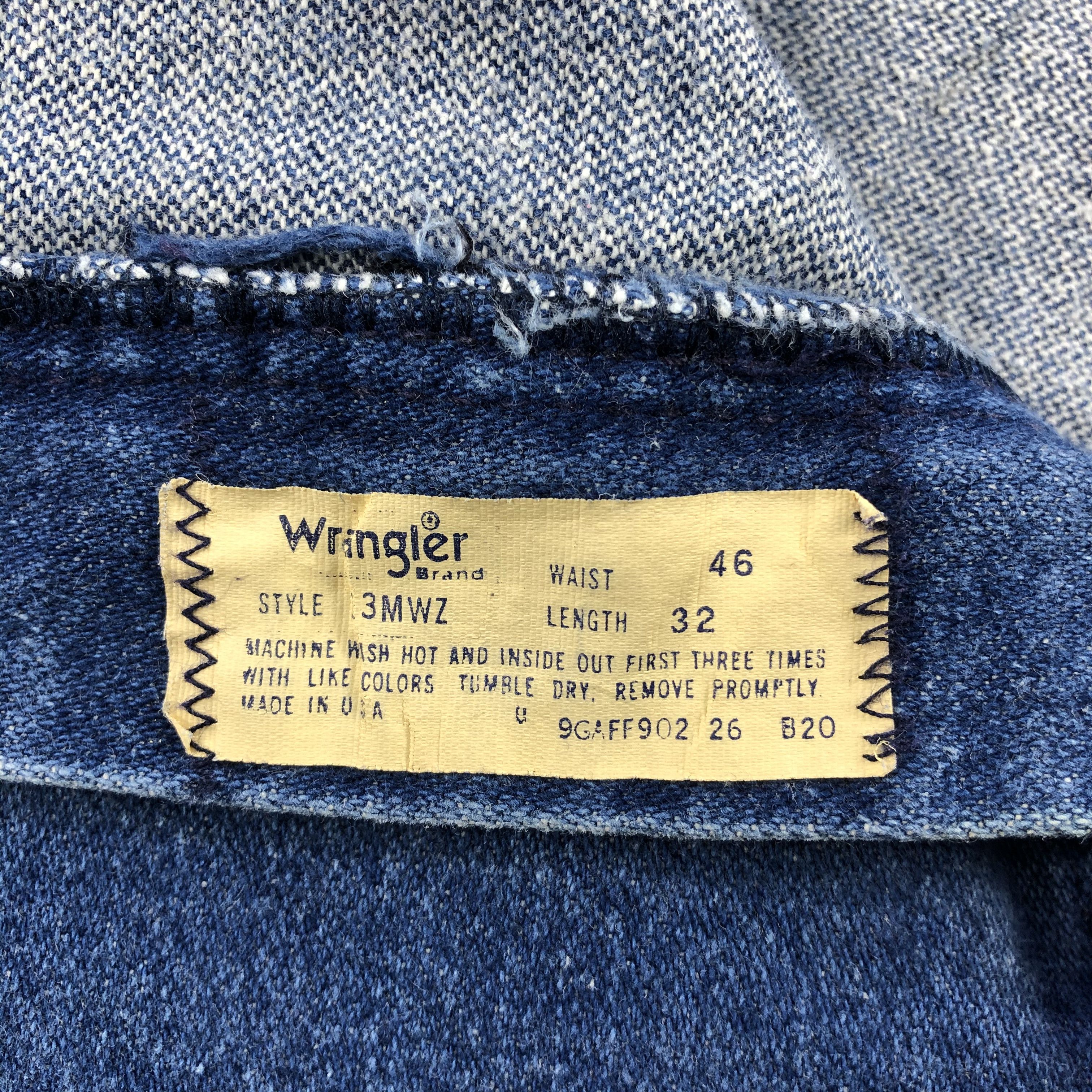 Vintage Vintage Blue Wash Wrangler Jeans-J2103 Size US 44 / EU 60 - 8 Thumbnail