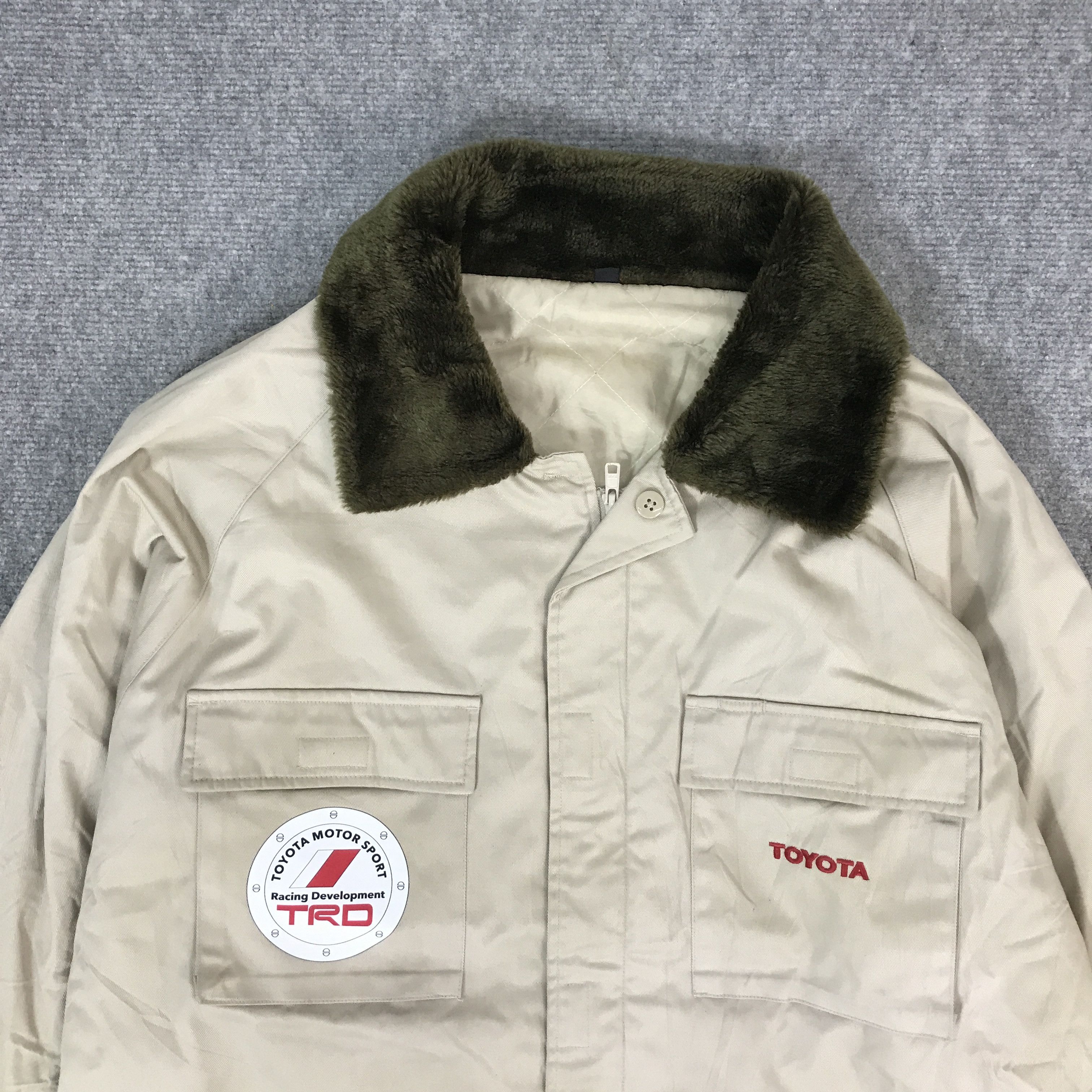 Japanese Brand TOYOTA TRD RACING MOTORSPORT CUSTOM CHORE STYLR JACKET Size US L / EU 52-54 / 3 - 3 Thumbnail