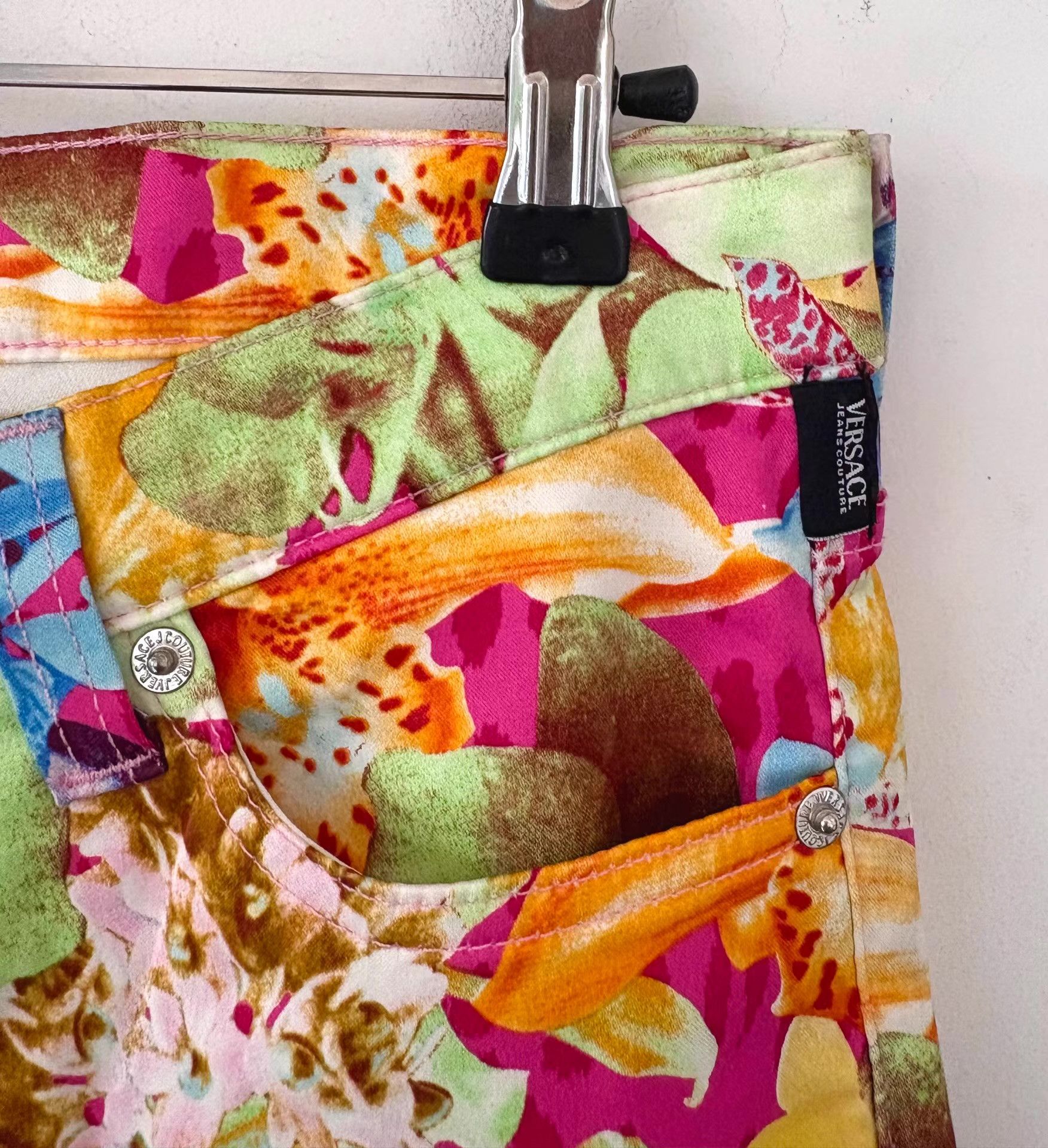 Versace A Tentative Atelier Tulle Floral Mini Bag with Gold ChainＱ21 Size 26" / US 2 / IT 38 - 4 Thumbnail