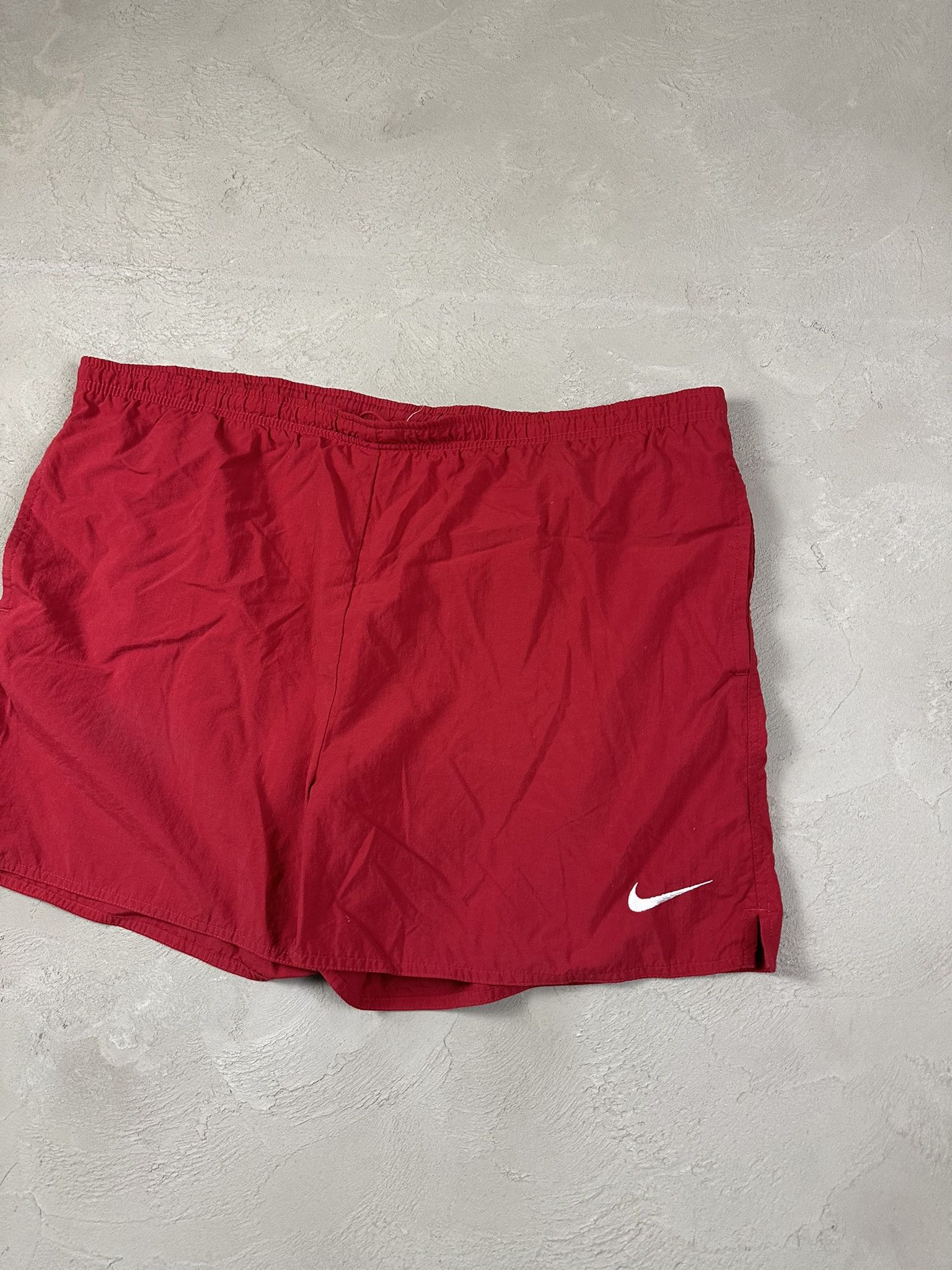Nike × Vintage 90s Vintage Nike Spellout Swoosh Shorts Size US 36 / EU 52 - 4 Thumbnail