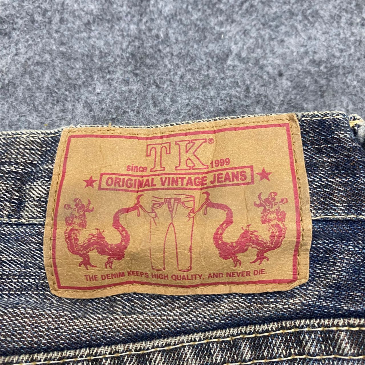If Six Was Nine 💥Best Offer💥Vintage Takeo Kikuchi Distressed Denim Size US 33 - 13 Thumbnail