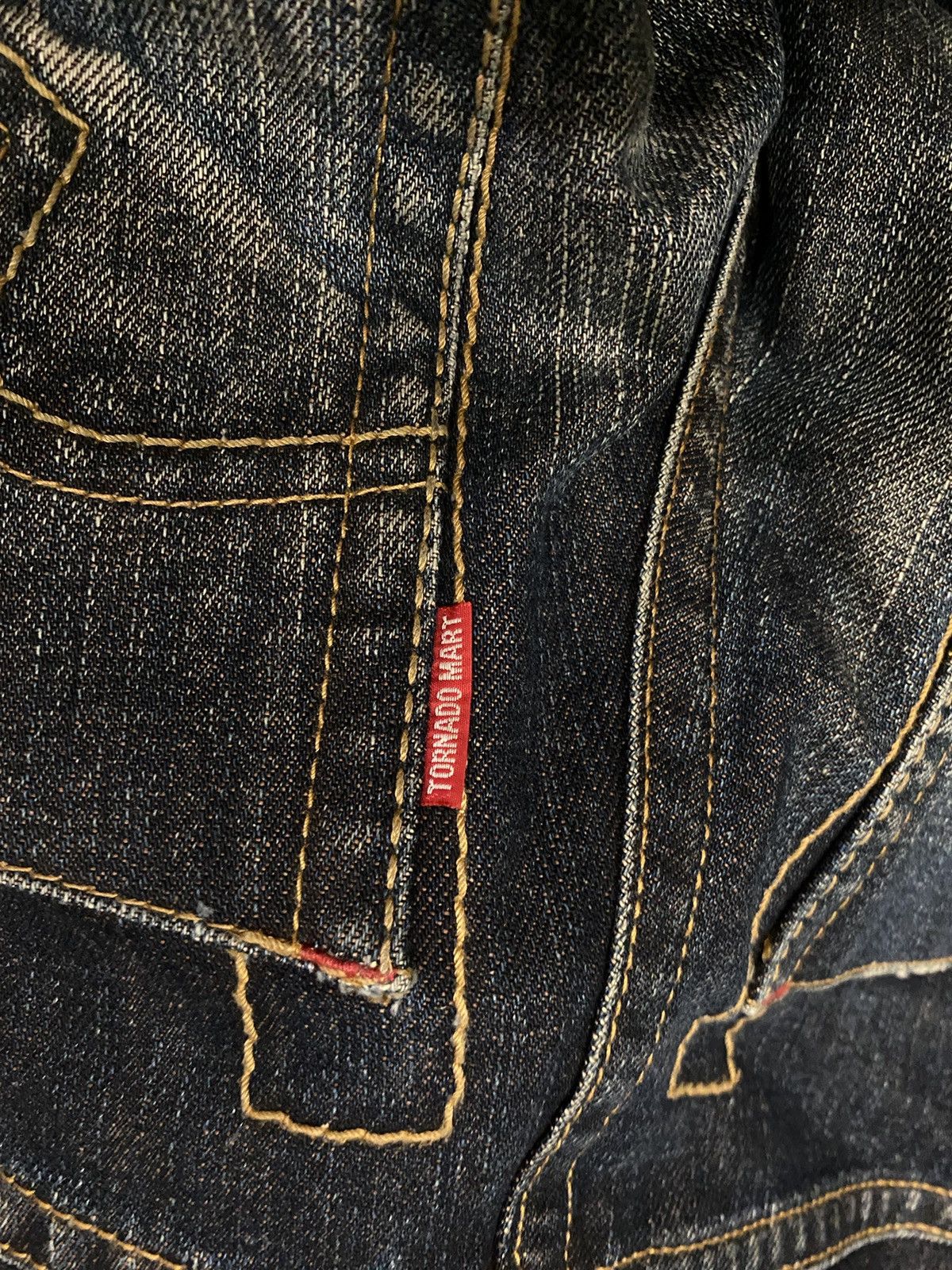 Tornado Mart Tornado Mart Avant-Garde Flared Jeans Size US 30 / EU 46 - 11 Thumbnail