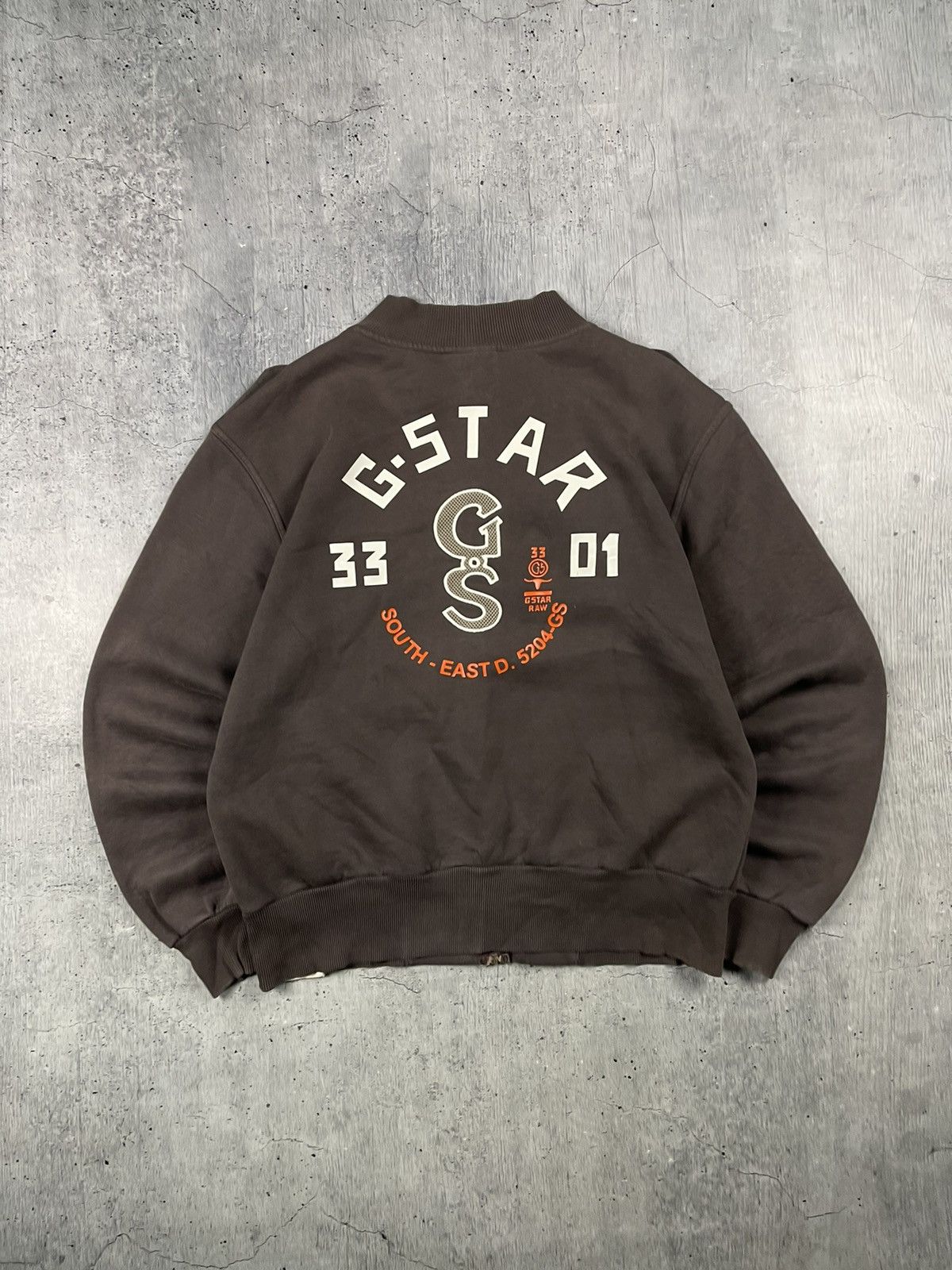 G-Star × Vintage Vintage G Star Raw zip up distressed faded Size US XL / EU 56 / 4 - 1 Thumbnail