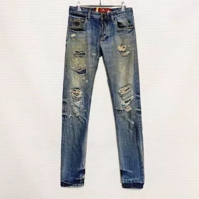 Dolce & Gabbana Dolce & Gabbana 14GOLD Distressed Jeans Size US 30 / EU 46 - 1 Thumbnail