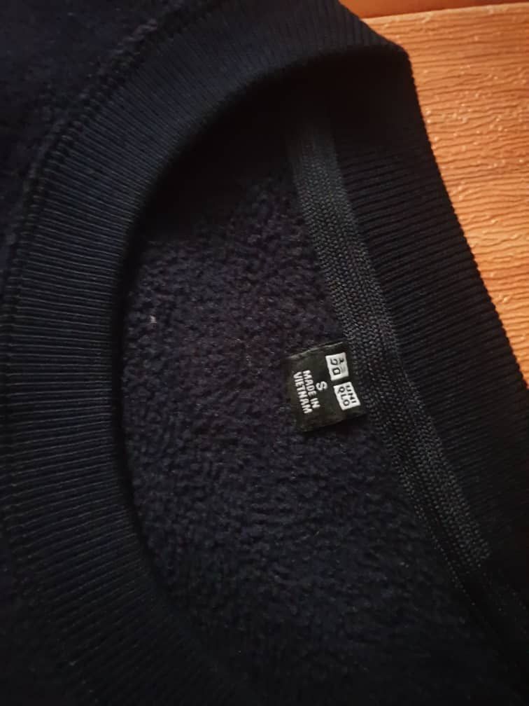 Uniqlo Uniqlo Navy blue sweatshirt Size US S / EU 44-46 / 1 - 2 Thumbnail