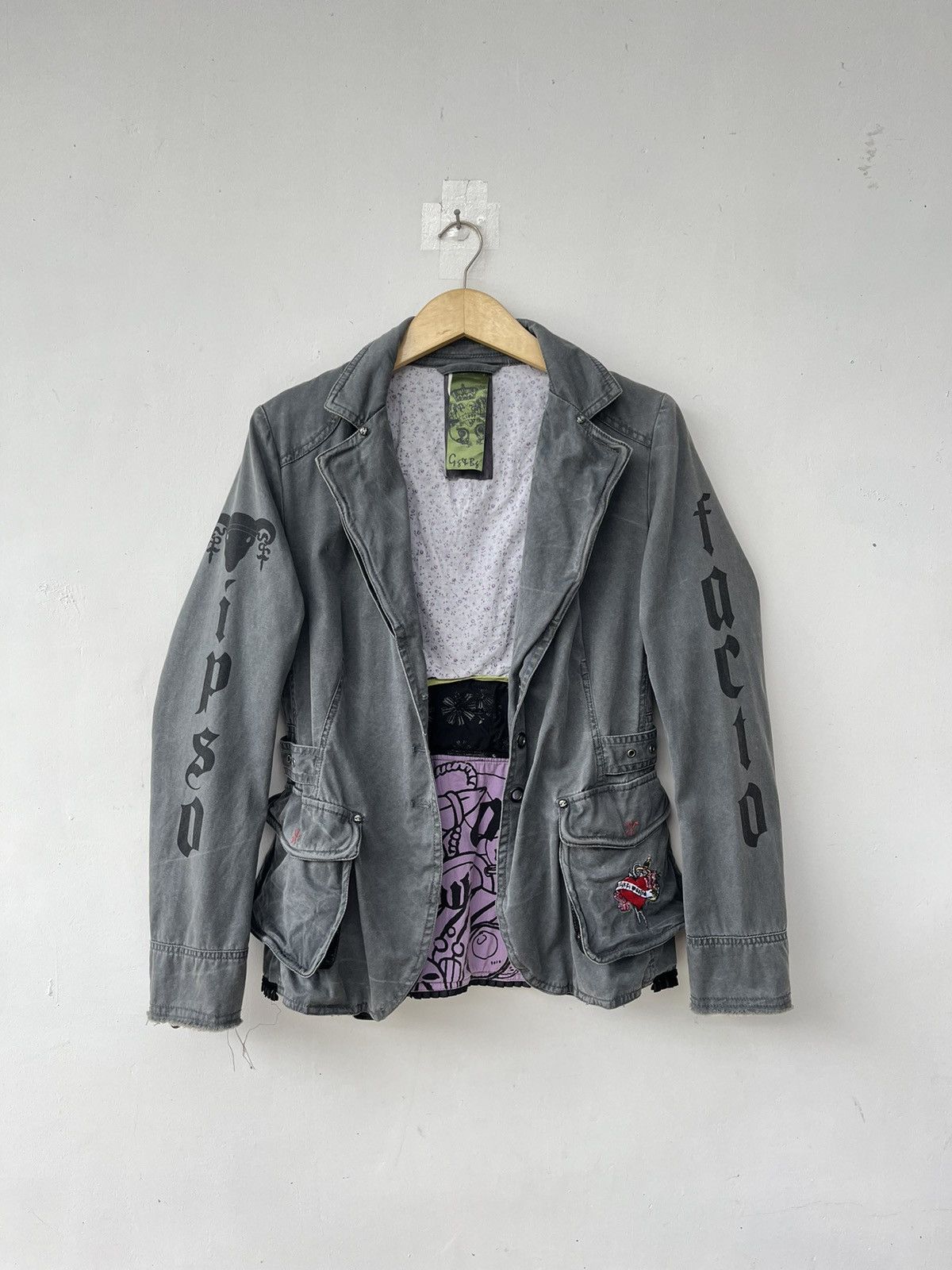 14th Addiction × If Six Was Nine × KMRii Gg&Bg Sukajan Embroidered Skull Jacket Size US XS / EU 42 / 0 - 2 Thumbnail