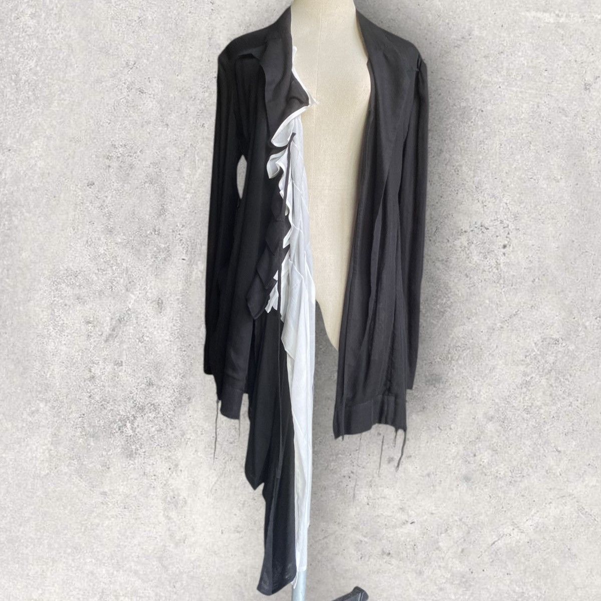 Yohji Yamamoto NWT Runway SS23 Frill Blazer Size L / US 10 / IT 46 - 6 Thumbnail