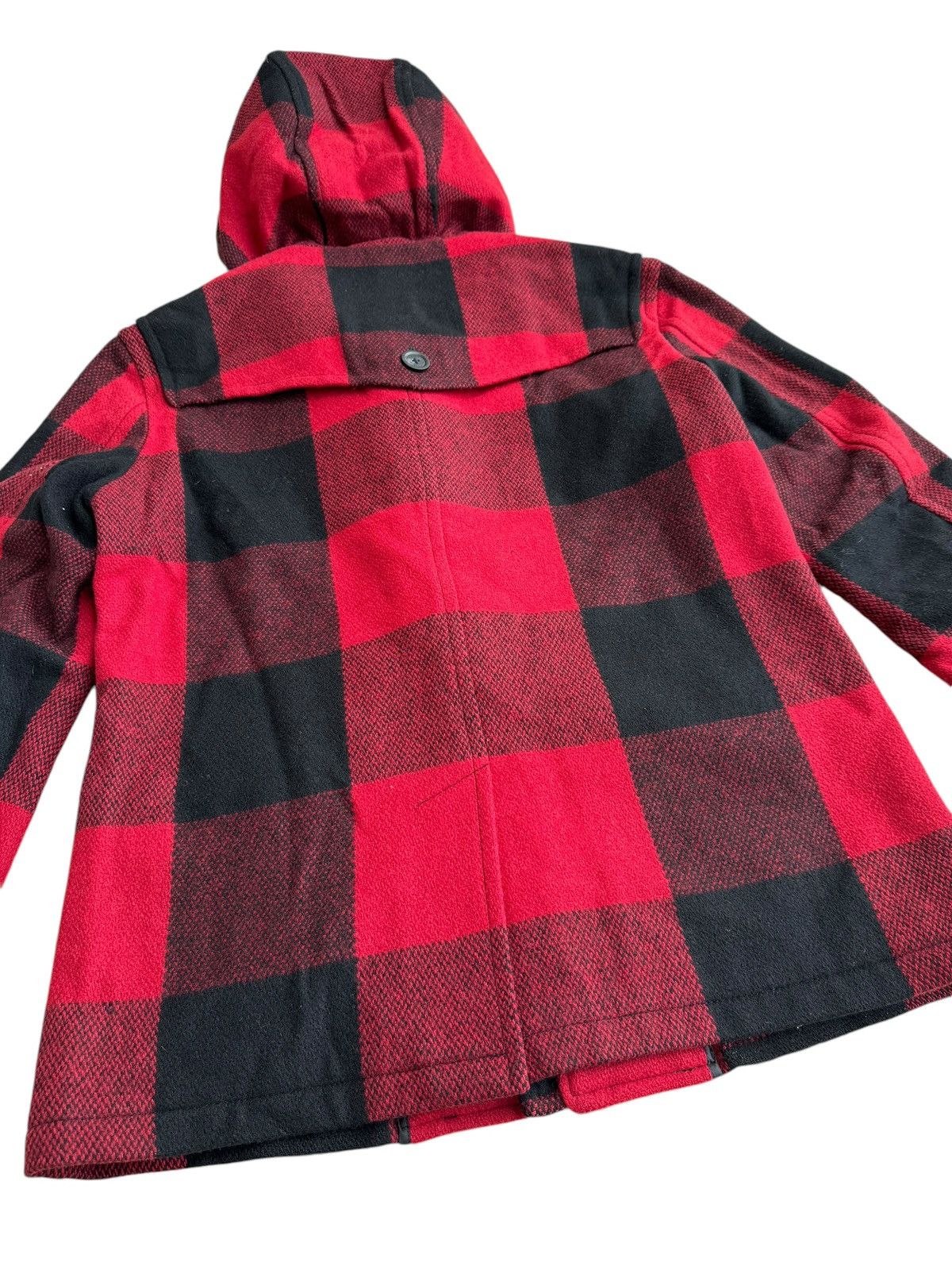 Burberry ⚡️⚡️Burberry Black Label Duffle Coat Red Plaid Jacket Size M / US 6-8 / IT 42-44 - 8 Thumbnail