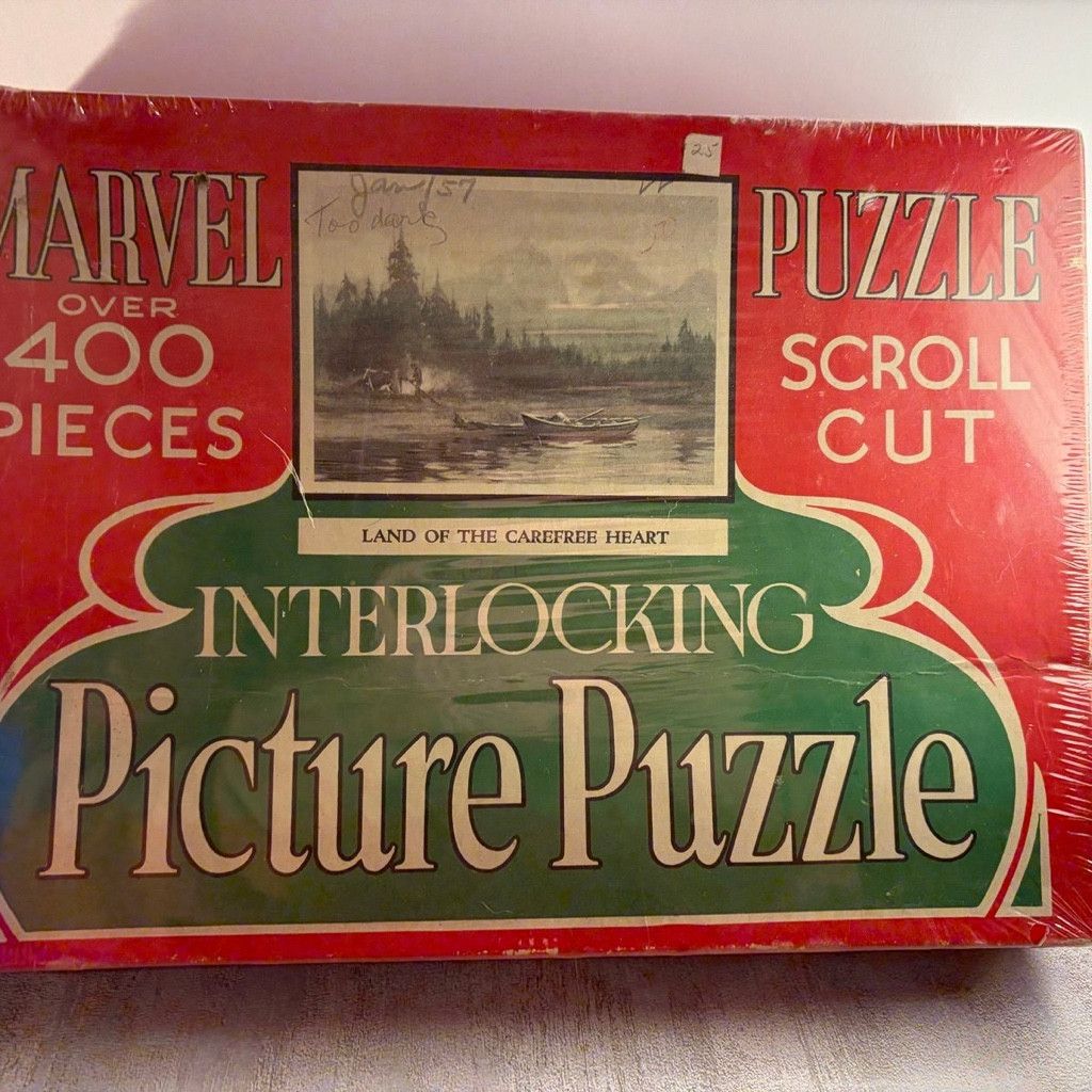 Japanese Brand Vintage Marvel Puzzle For 1950 unopened Size 26 - 1 Thumbnail