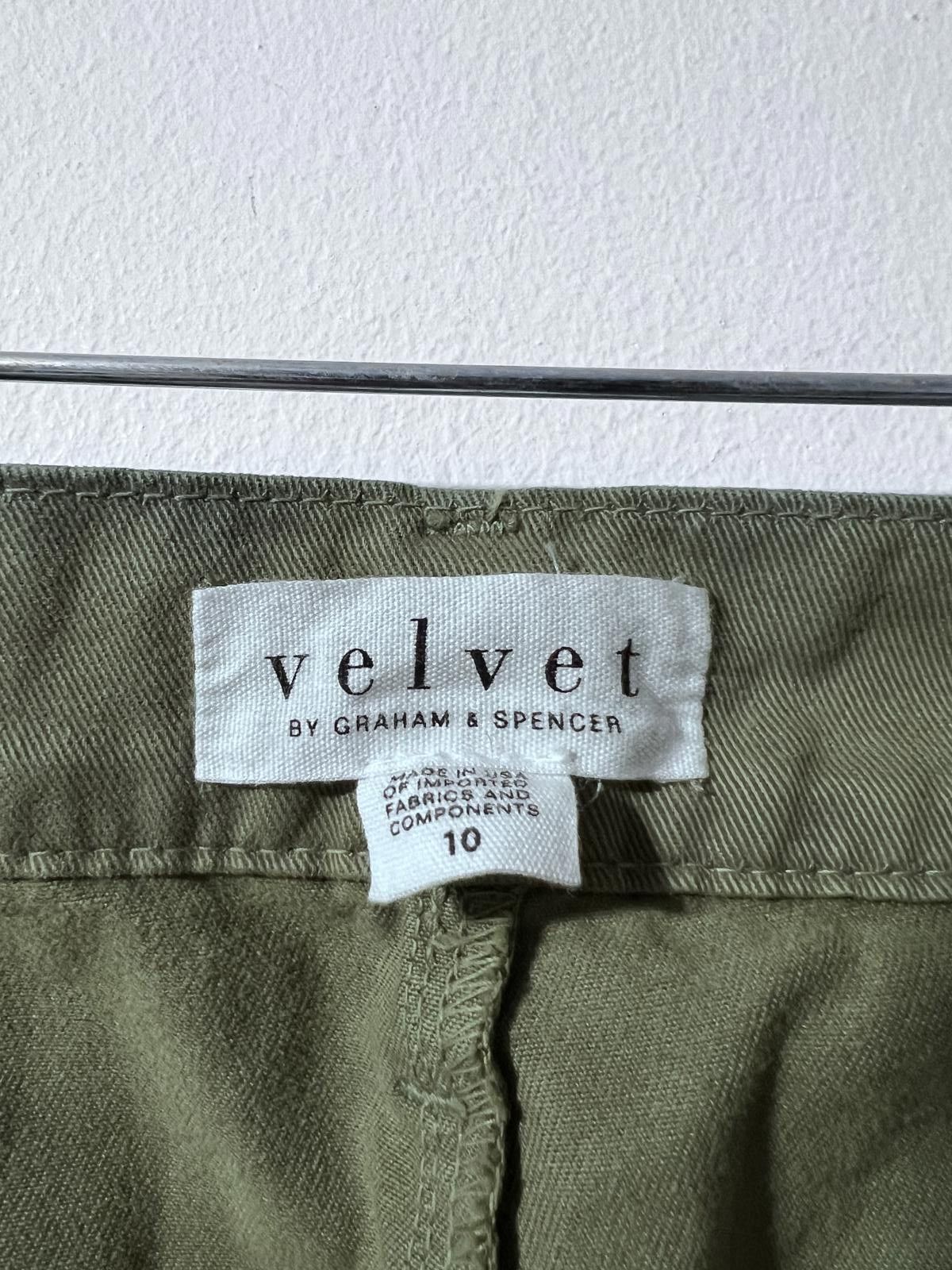 Other Velvet by Graham & Spencer Khaki Utility Trousers – Size 10 Size 28" / US 6 / IT 42 - 3 Thumbnail
