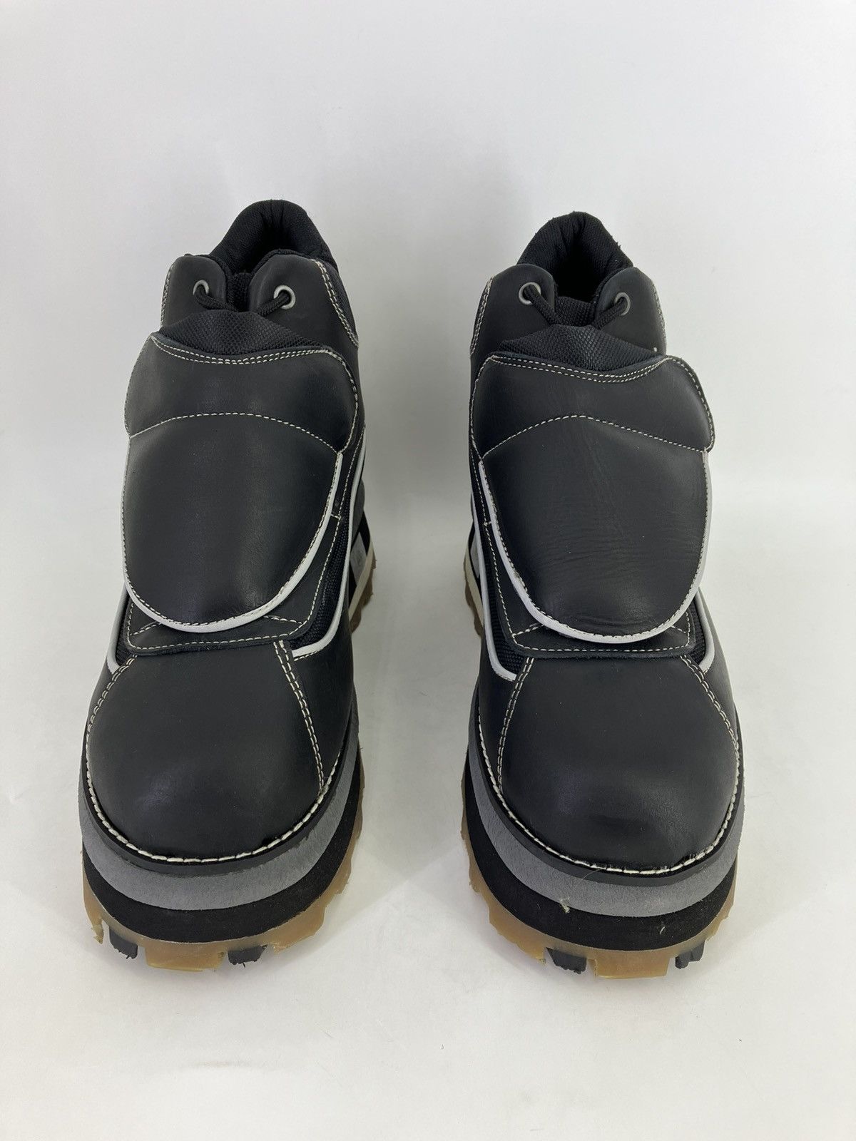 Vintage D’Estaka genuine learher chunky platform ankle boots Y2K Size US 13 / EU 46 - 4 Thumbnail