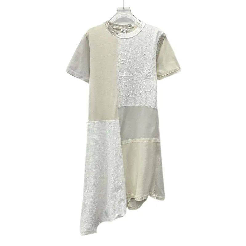 Loewe LOEWE Color Block Cotton Dress 0089 Size S / US 4 / IT 40 - 1 Thumbnail
