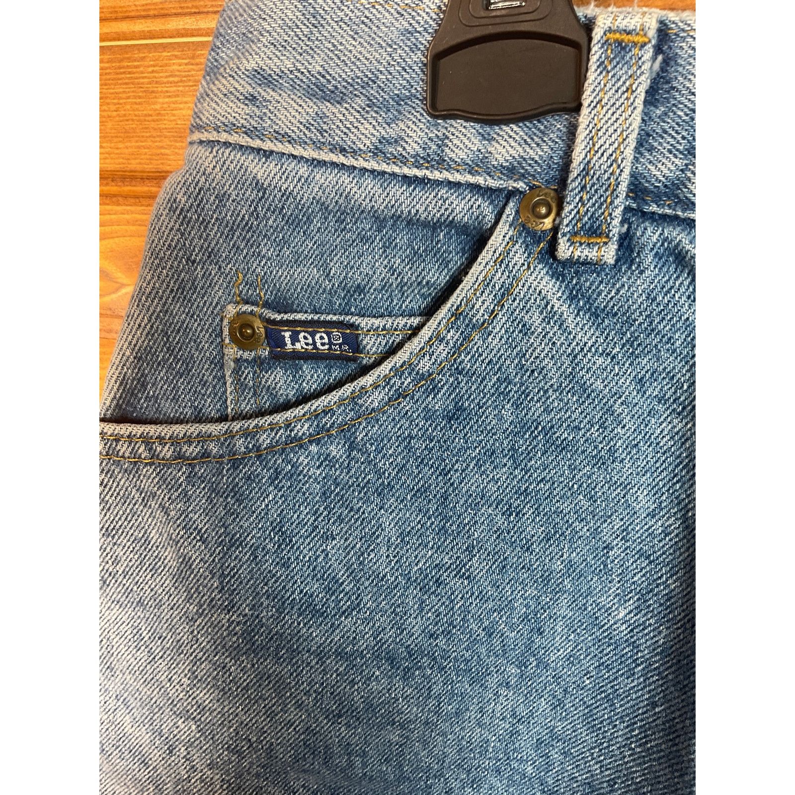 Lee Vintage 1970s Lee R Mr Denim Cut Off Shorts 27.5 Waist High Size 27" / US 4 / IT 40 - 4 Thumbnail