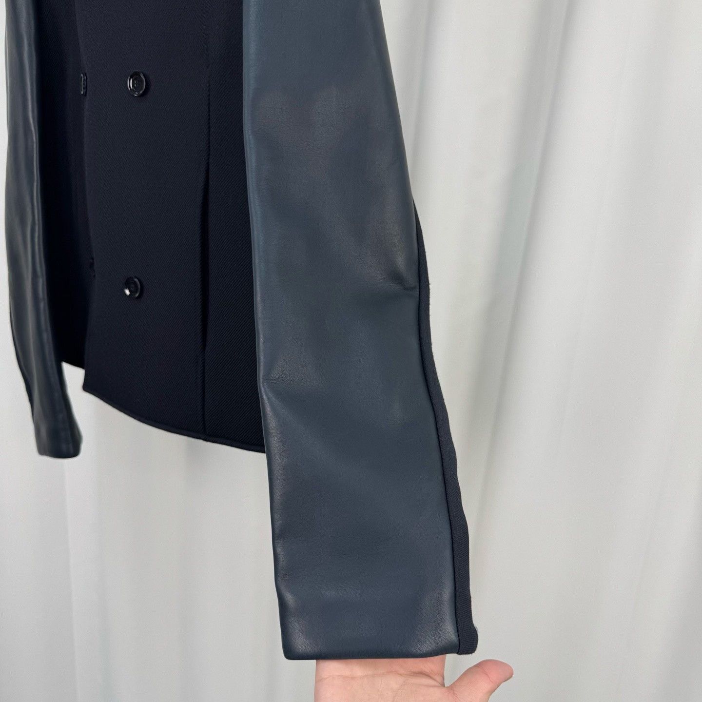 Valentino Valentino Wool Fur Sleeve Coat Size US S / EU 44-46 / 1 - 4 Thumbnail