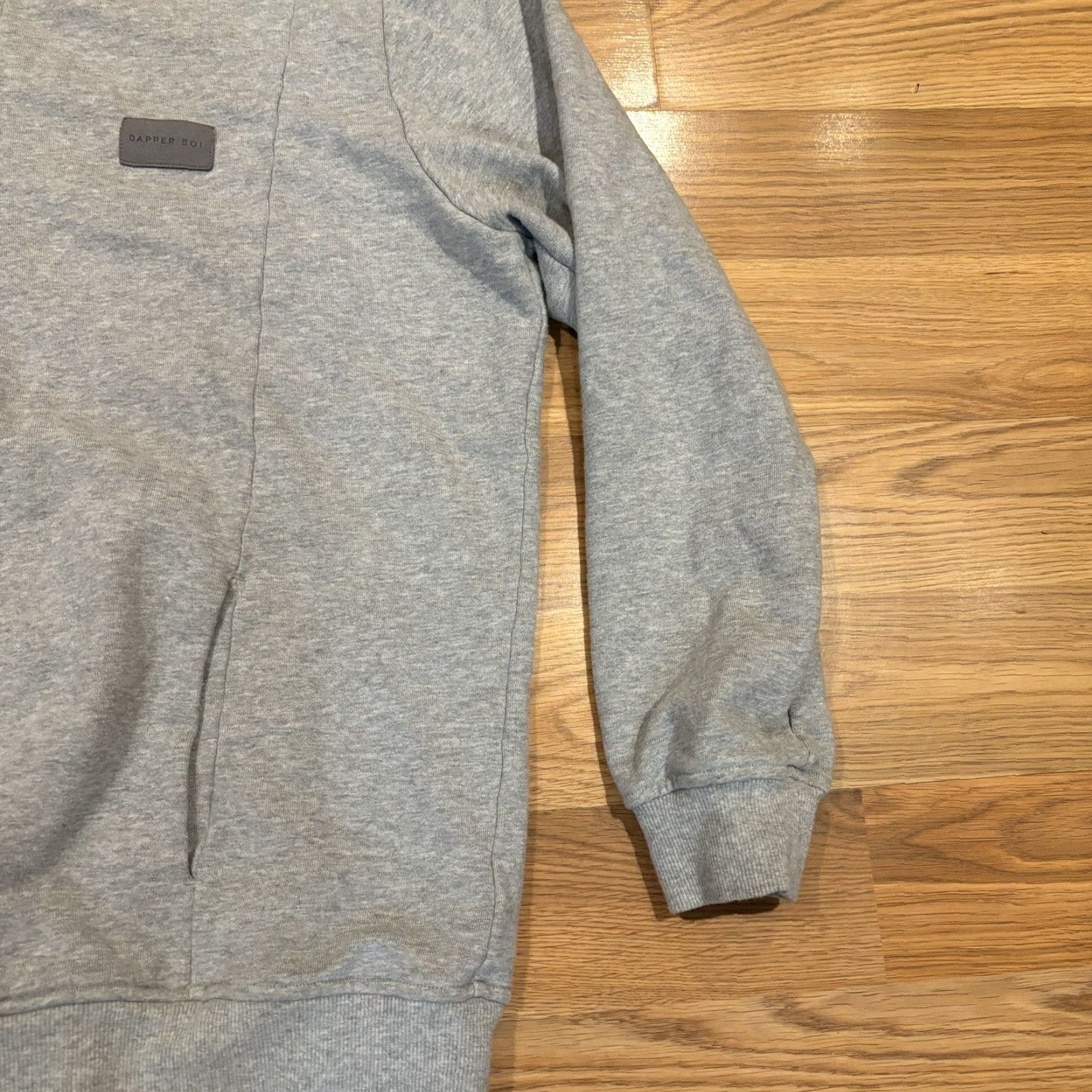 Vintage Dapper Boi Bomber Jacket Men Cotton Heather Gray Large Size L Sold Out Regular Fit Zip Stand-Up Collar Size US L / EU 52-54 / 3 - 6 Thumbnail