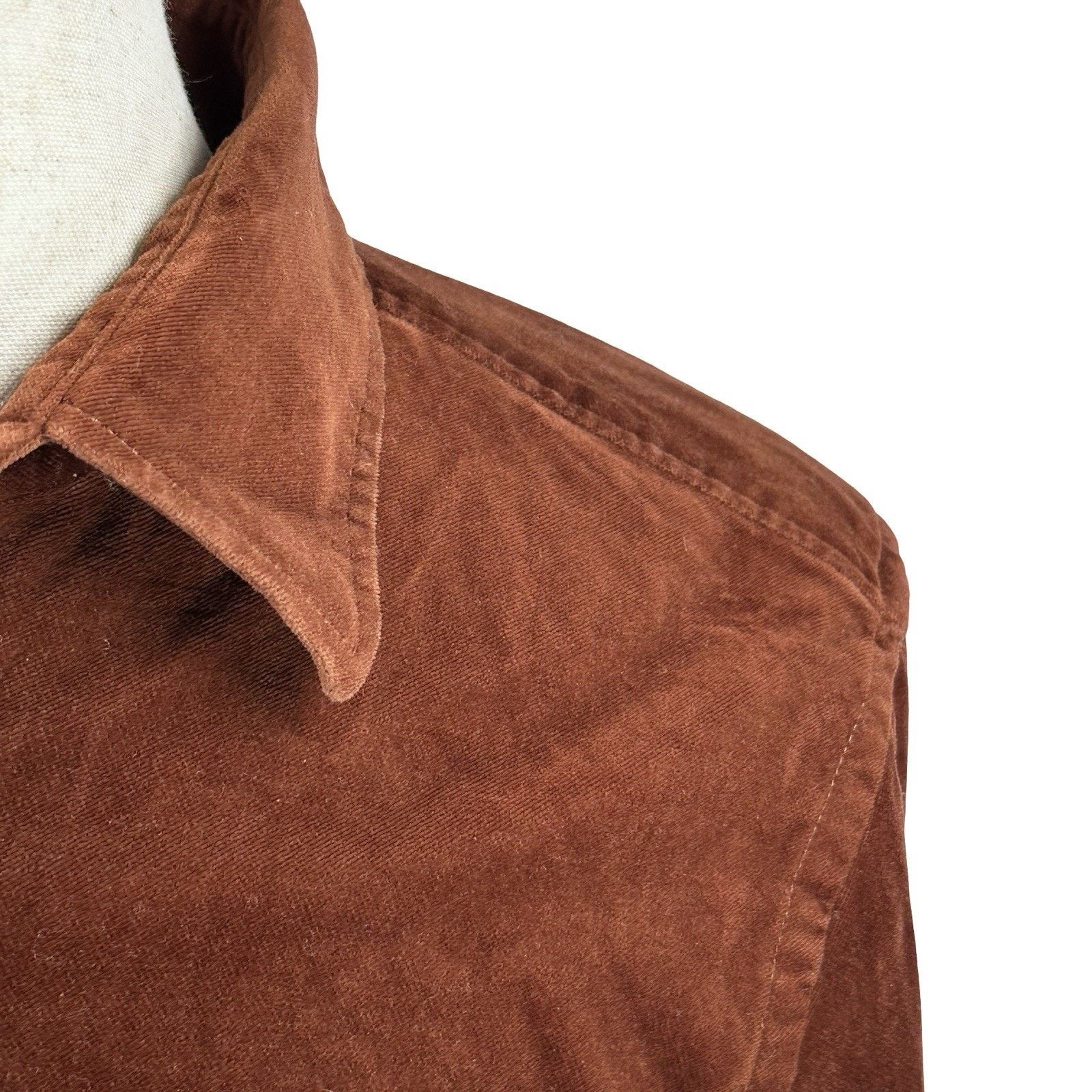 Other Todd Snyder Velvet Shirt Men’s Medium Brown Chest Pockets Size US M / EU 48-50 / 2 - 3 Thumbnail
